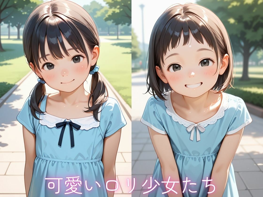 つるぺた野外羞恥生ハメ 〜皆がいるところでおまんこくぱぁして連続射精〜 - サンプル画像 1