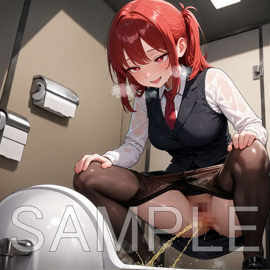 OL和式放尿 - サンプル画像 8