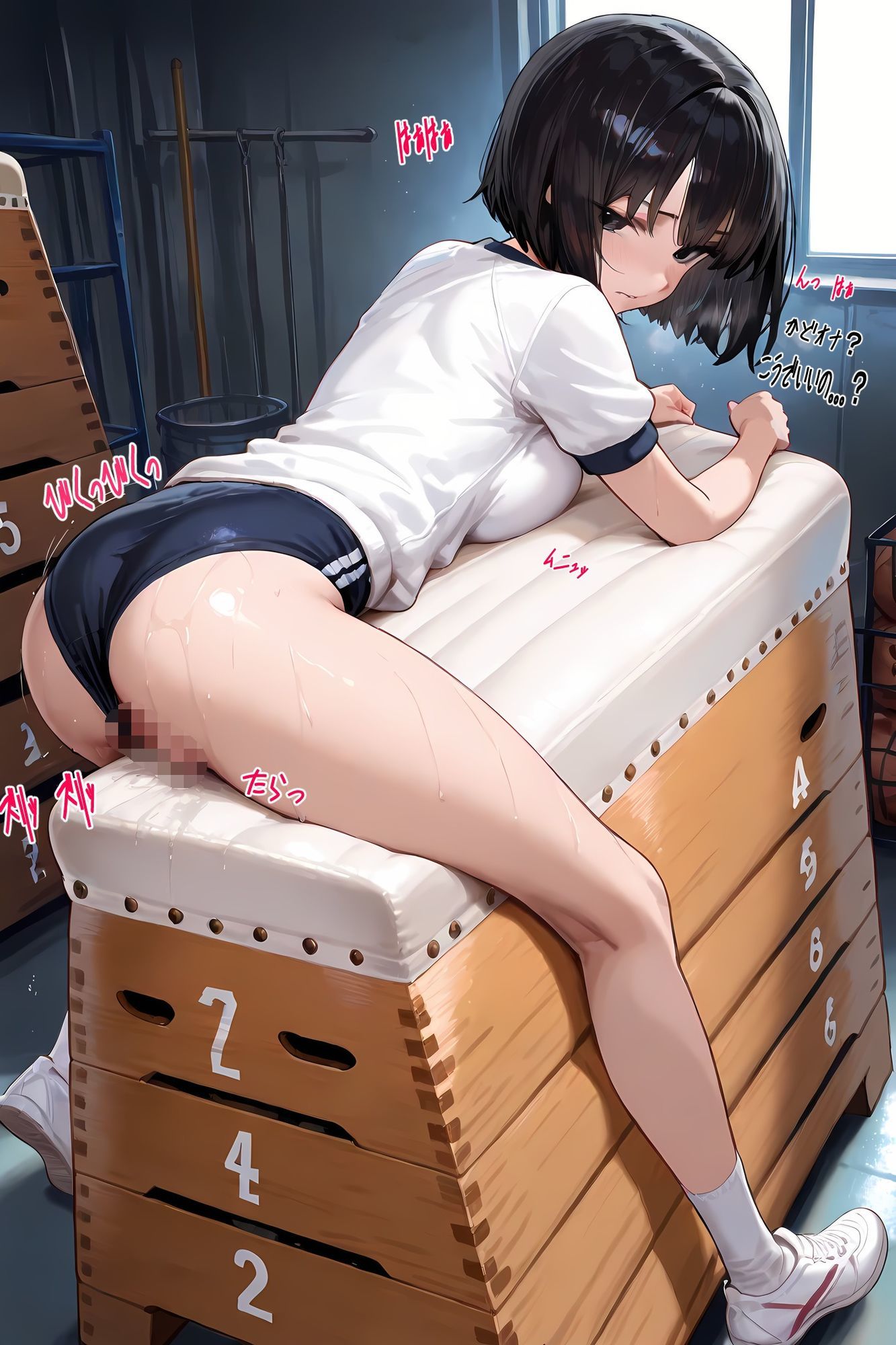 ショートボブ美少女  ブルマコスプレエロ画像  素材集 - サンプル画像 4