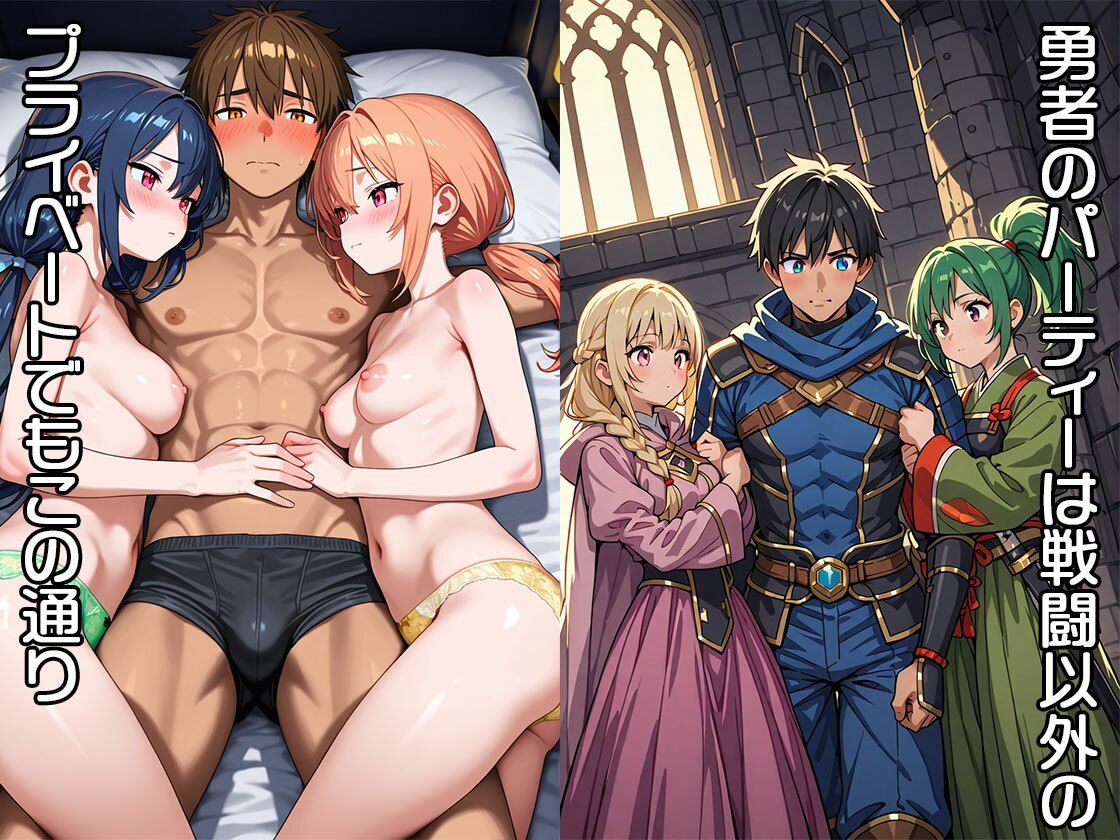 NTR（寝取られ）勇者パーティー【CG500枚】 - サンプル画像 1