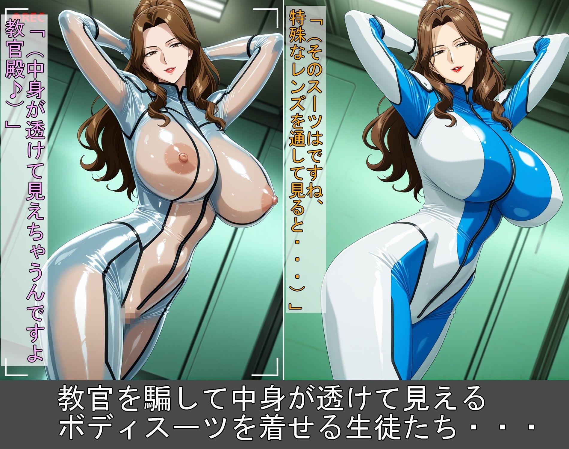 生徒達の罠に堕ちた女教官 - サンプル画像 4