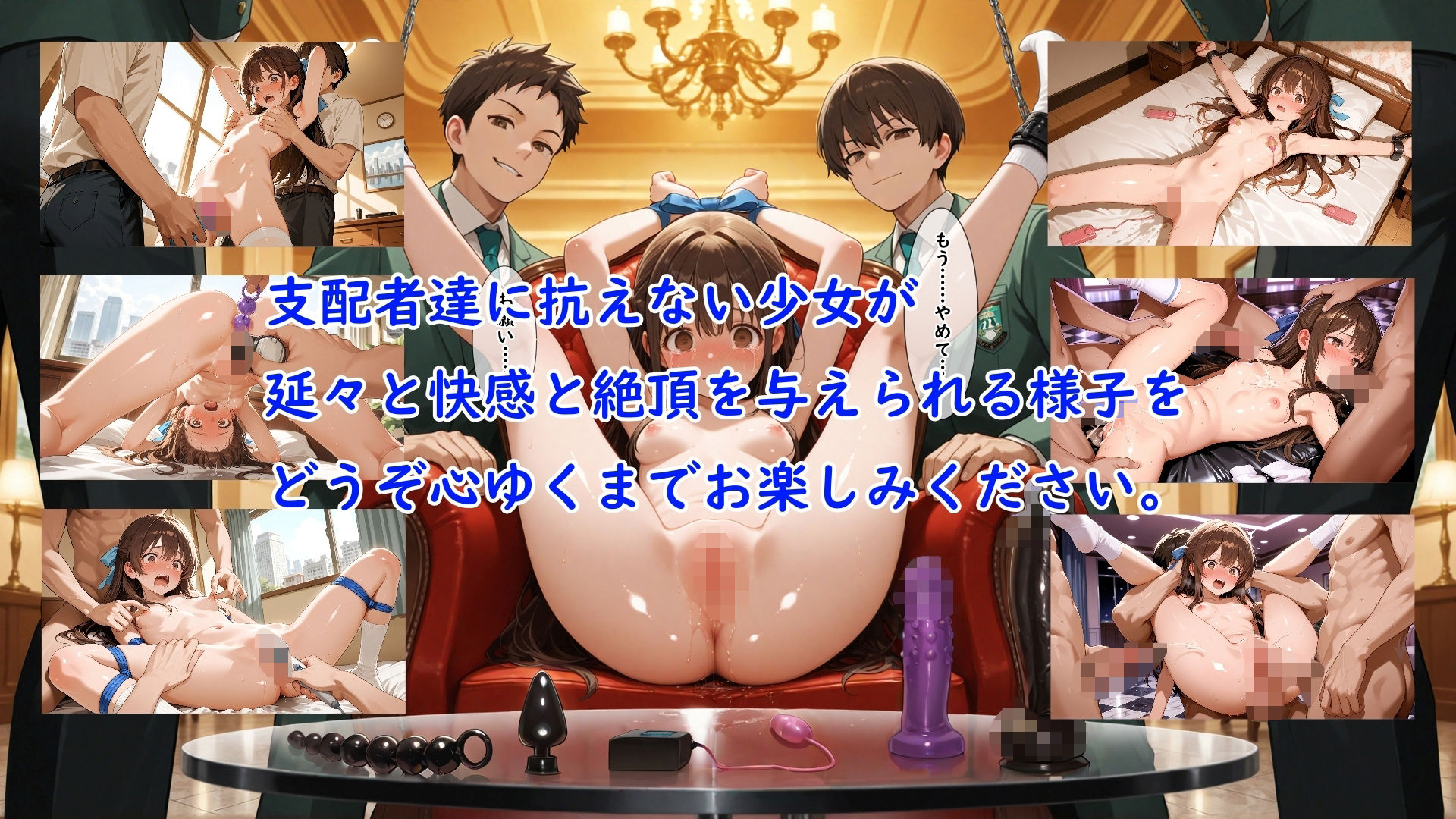 金持ちのボンボンしかいない進学校に性処理要員として編入させられて何回イってもやめてもらえない女の子 - サンプル画像 10