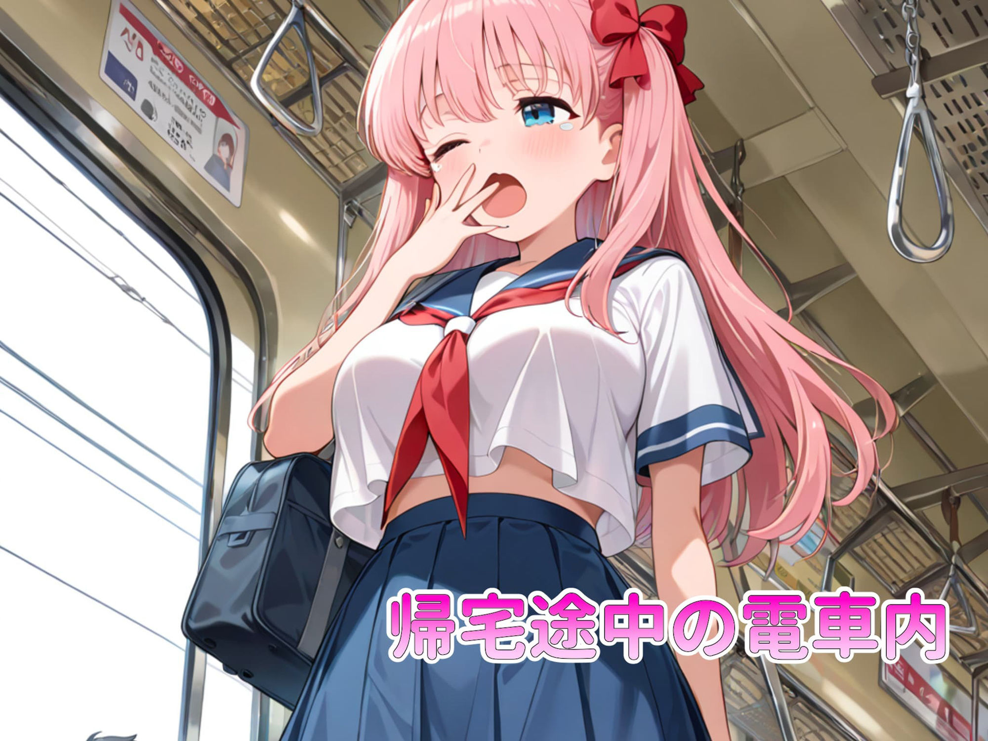 恐怖と快楽の電車内〜痴●で目覚めたワタシのカラダ〜原村和編 - サンプル画像 2