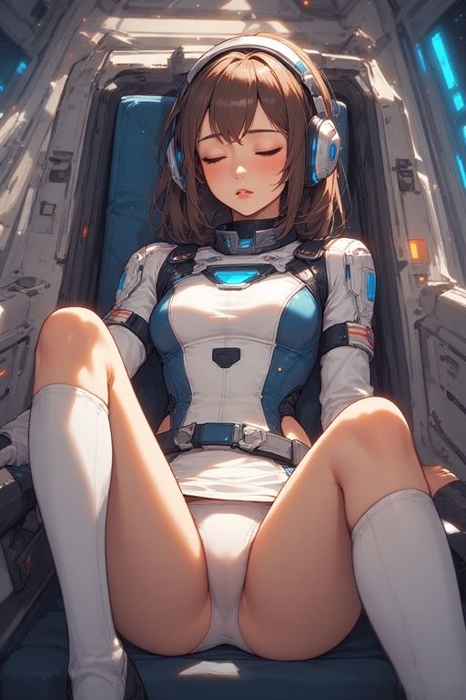 女性宇宙パイロット触手遭遇撃退パンチラ画像集 - サンプル画像 2