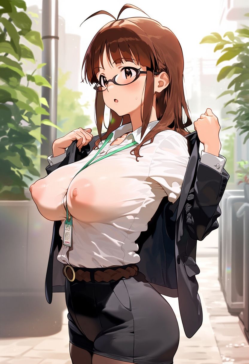 巨乳アイドル！秋月〇子さんのお風呂に突撃！（233枚） - サンプル画像 1