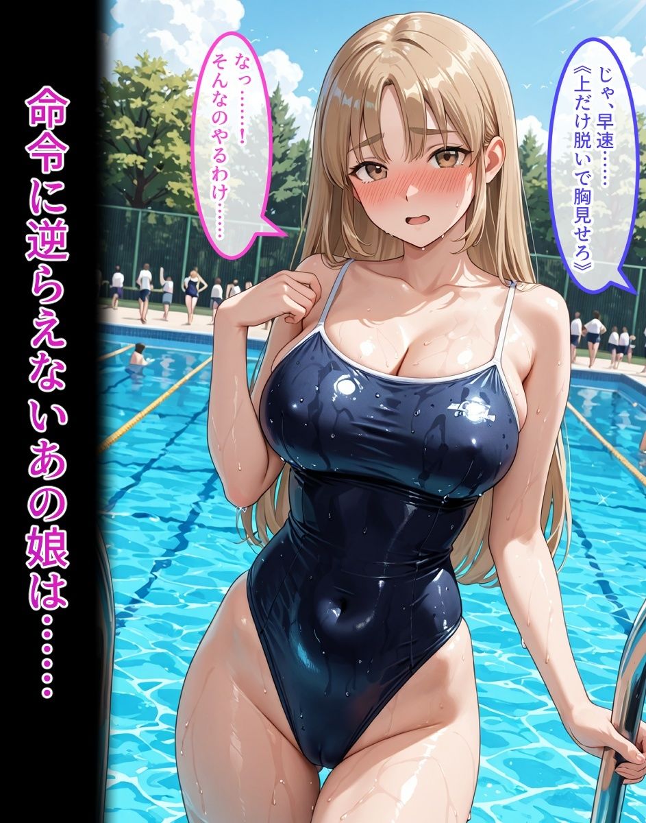 リ〇・ク〇ア【プールサイドで肉体操作シリーズ】 - サンプル画像 4