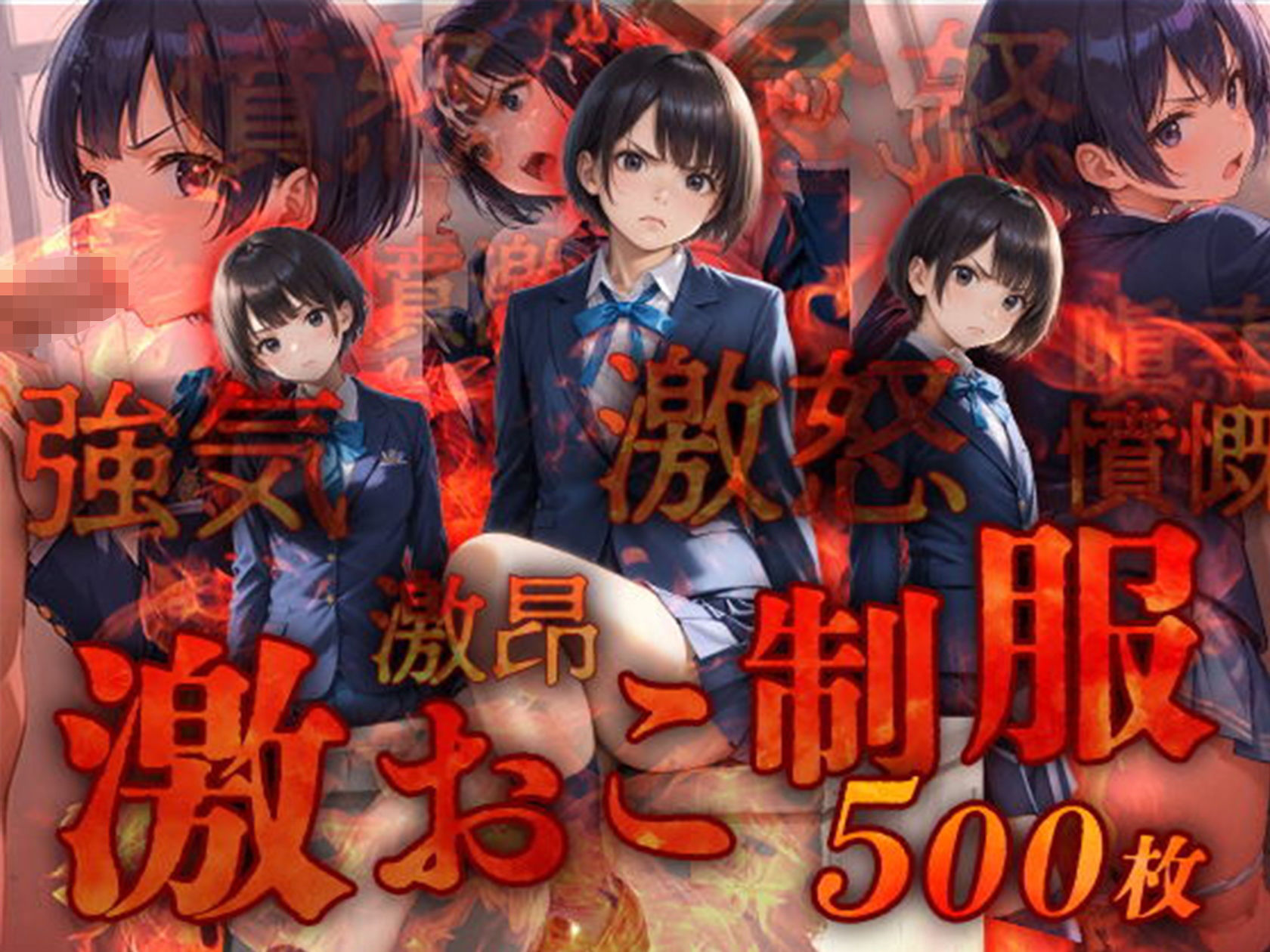 制服マニア〈総集編〉 - サンプル画像 1