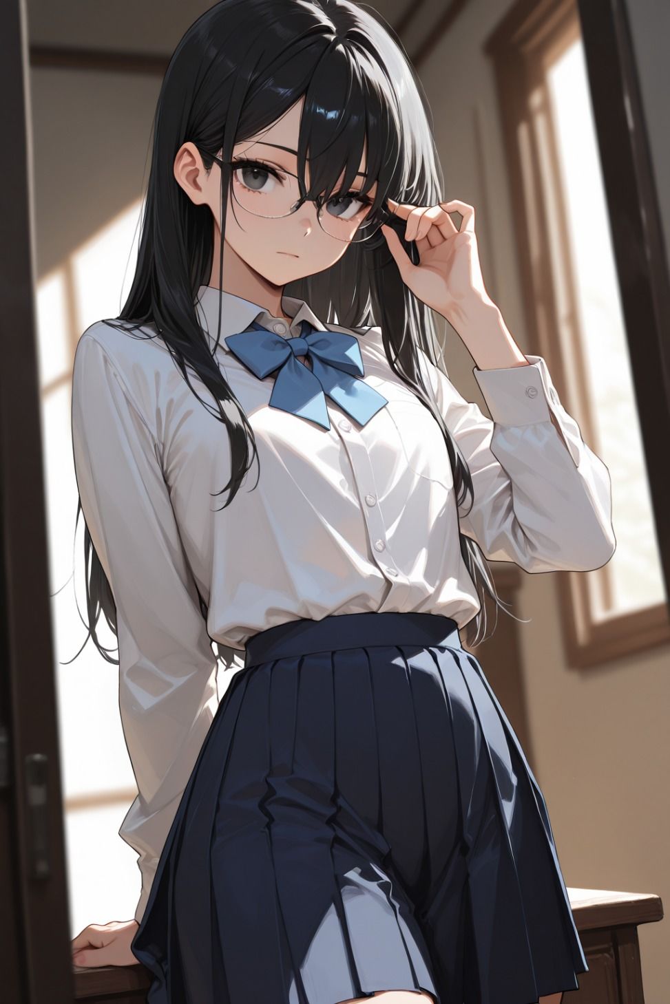 真面目ちゃんの乱れた姿を堪能する - サンプル画像 1