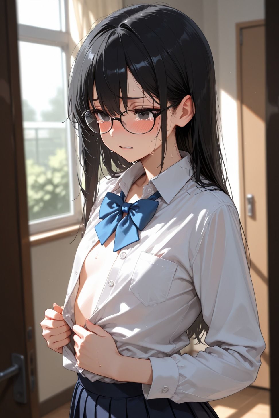 真面目ちゃんの乱れた姿を堪能する - サンプル画像 2