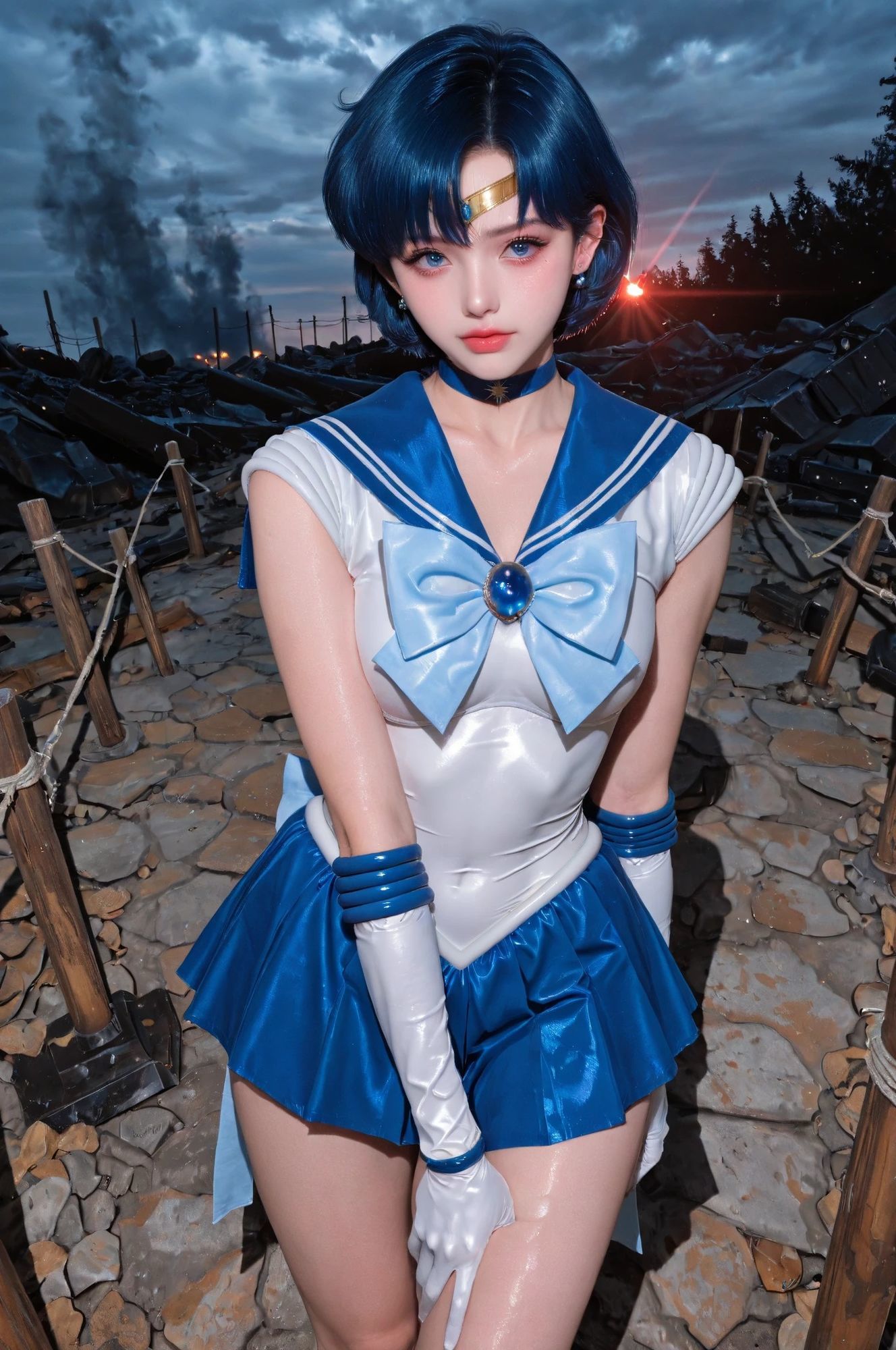 三人の美少女戦士 - サンプル画像 1