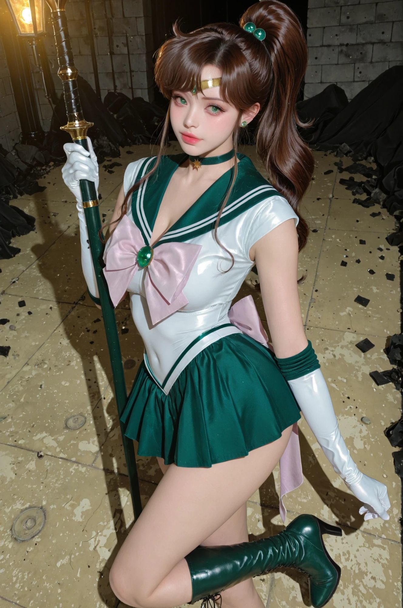 三人の美少女戦士 - サンプル画像 3