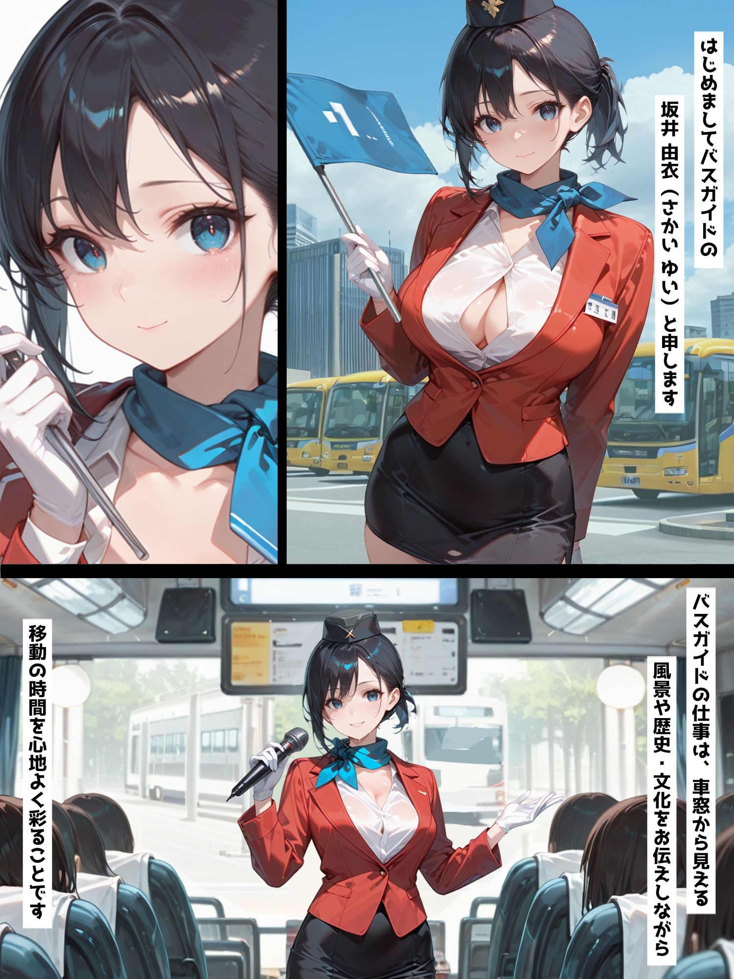 イキまくりバスガイド2 HoneyJunction23【セリフ入有】 - サンプル画像 1