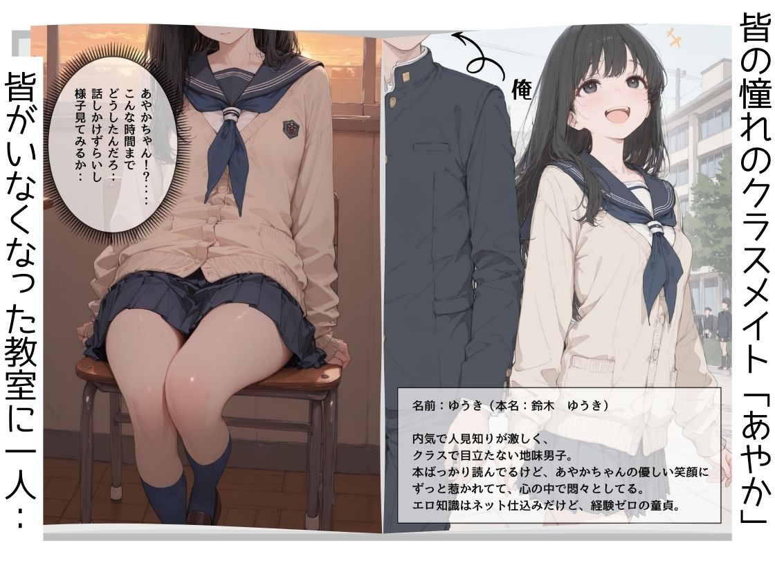 童貞の僕が憧れの子と金玉空っぽになるまでSEXしまくった件 - サンプル画像 1