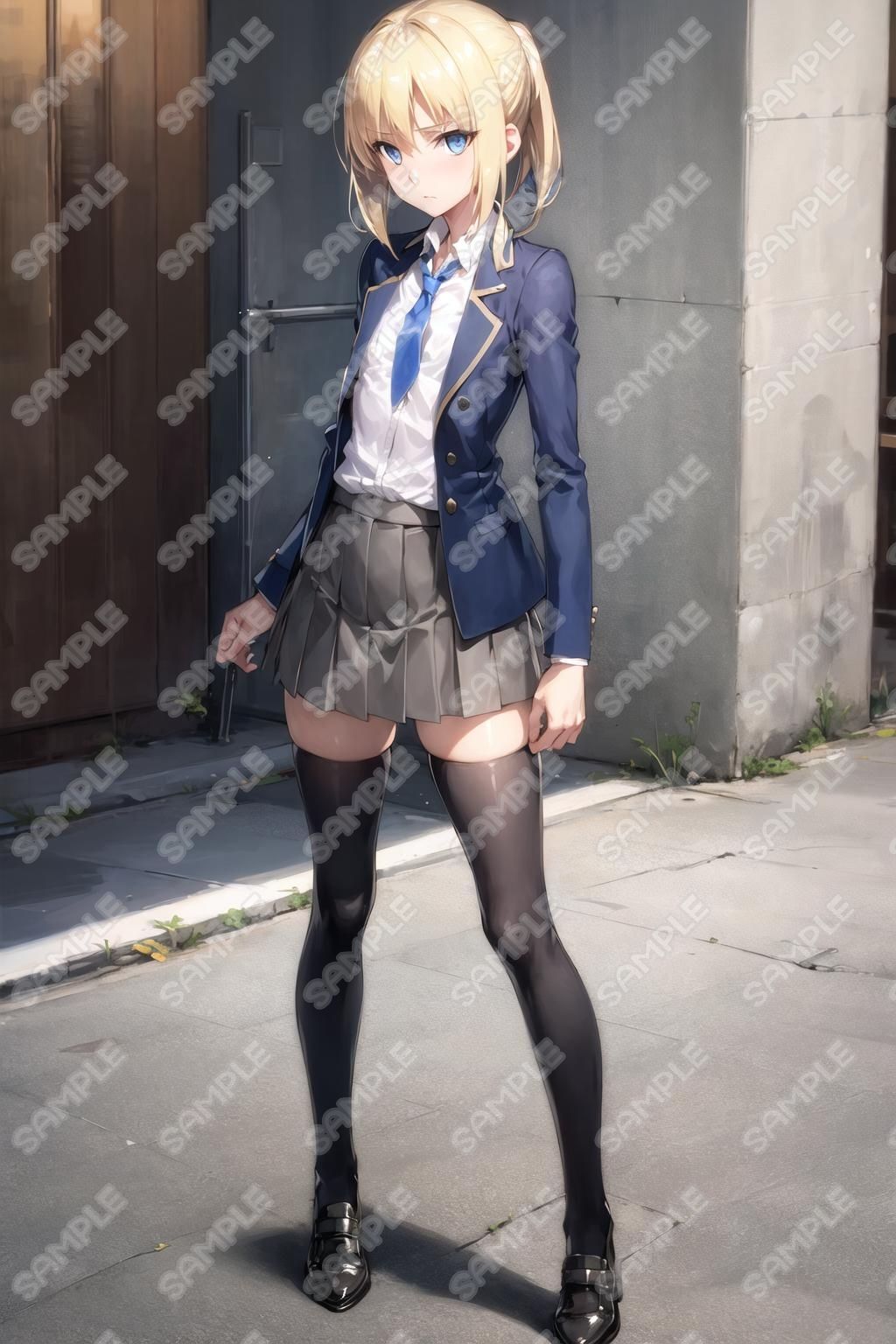 キャラフェチ  騎士王  街中で赤面編 - サンプル画像 2