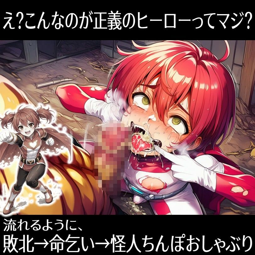 敗北戦隊ヤラレンジャー - 男の娘ヒーローメス堕ち完全敗北の巻 - サンプル画像 1