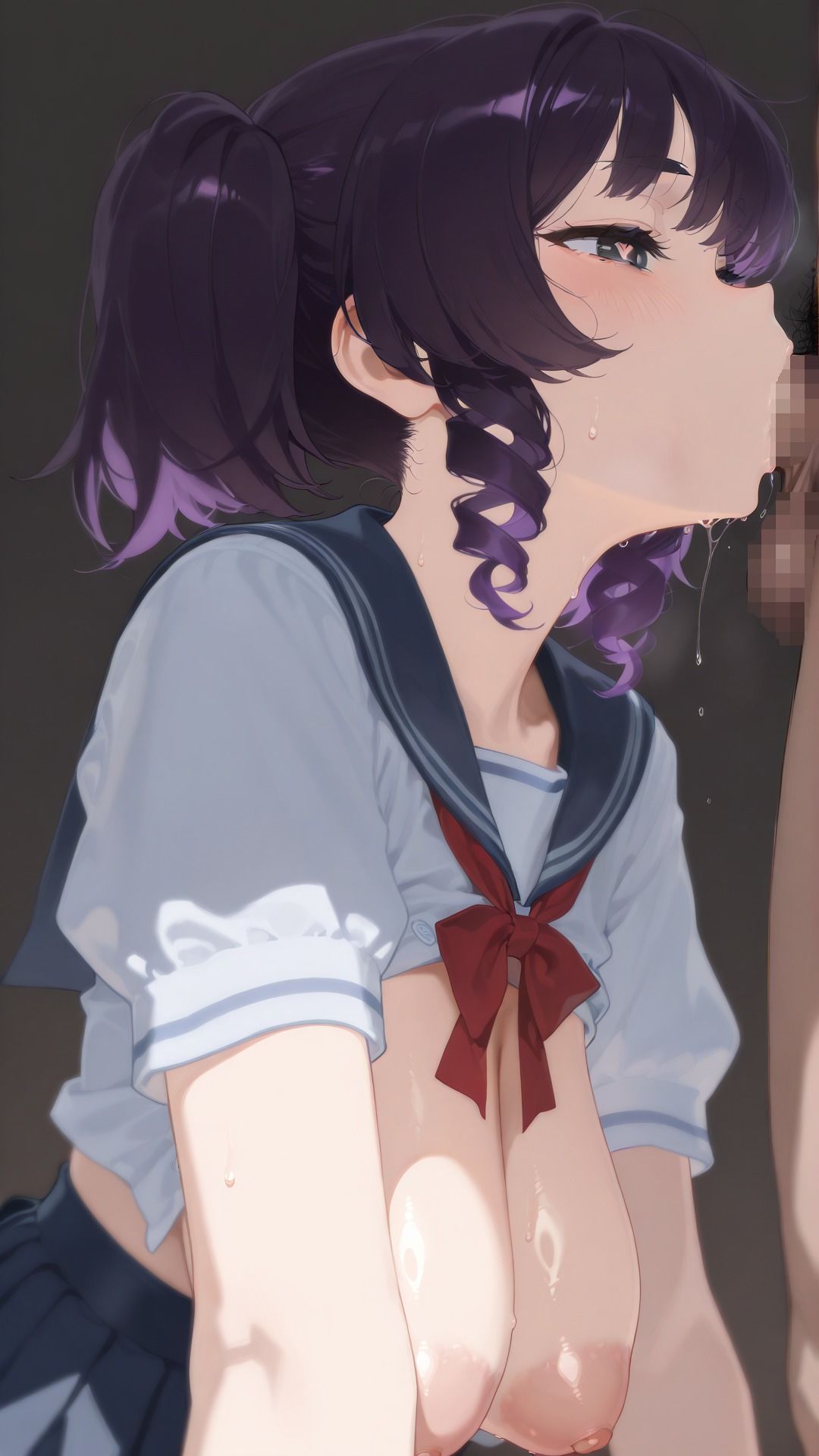 巨乳学生10人大おフェラ祭開催！えっちなおっぱいしている女の子のお口にパコパコ！！爆乳縦乳で幸せいっぱいエッチ学生集合！ - サンプル画像 2