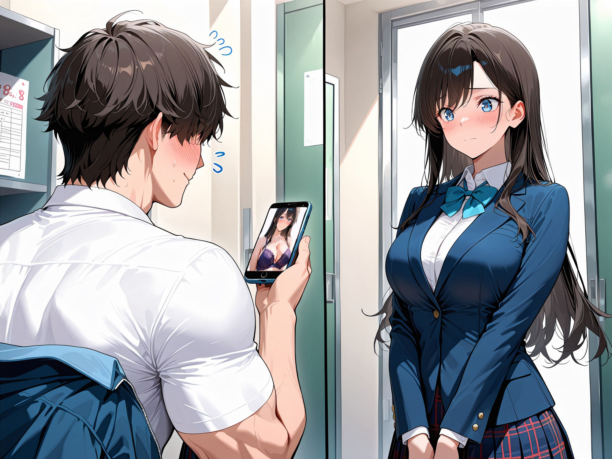 女子校生メス堕ち放課後性指導  先生と秘密の関係 - サンプル画像 1