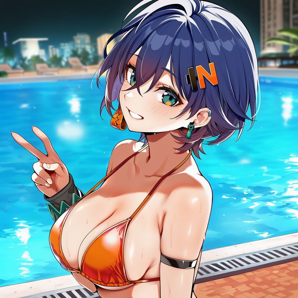 ゼ◯ゼロ リ◯ 水着グラビア イラスト集 - サンプル画像 2