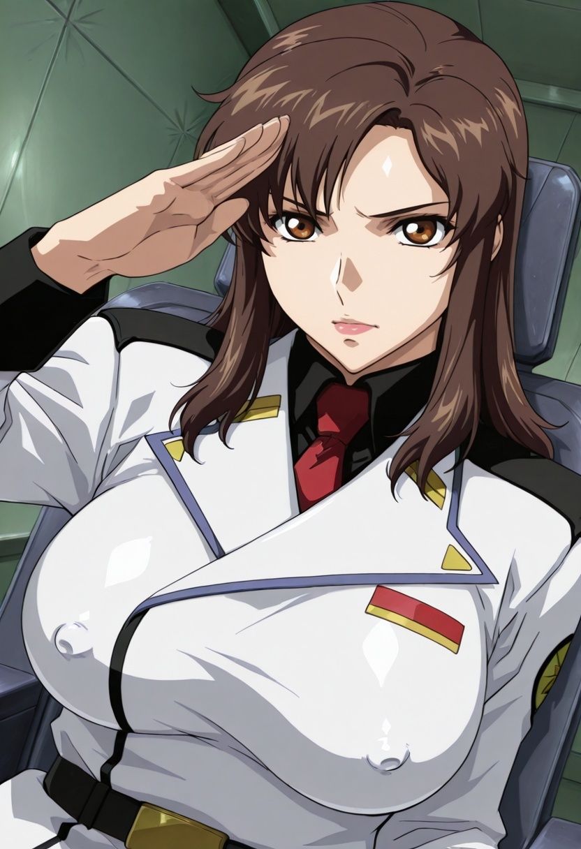 あこがれヒロインアート マリュー編 爆乳艦長真心の献身 - サンプル画像 3
