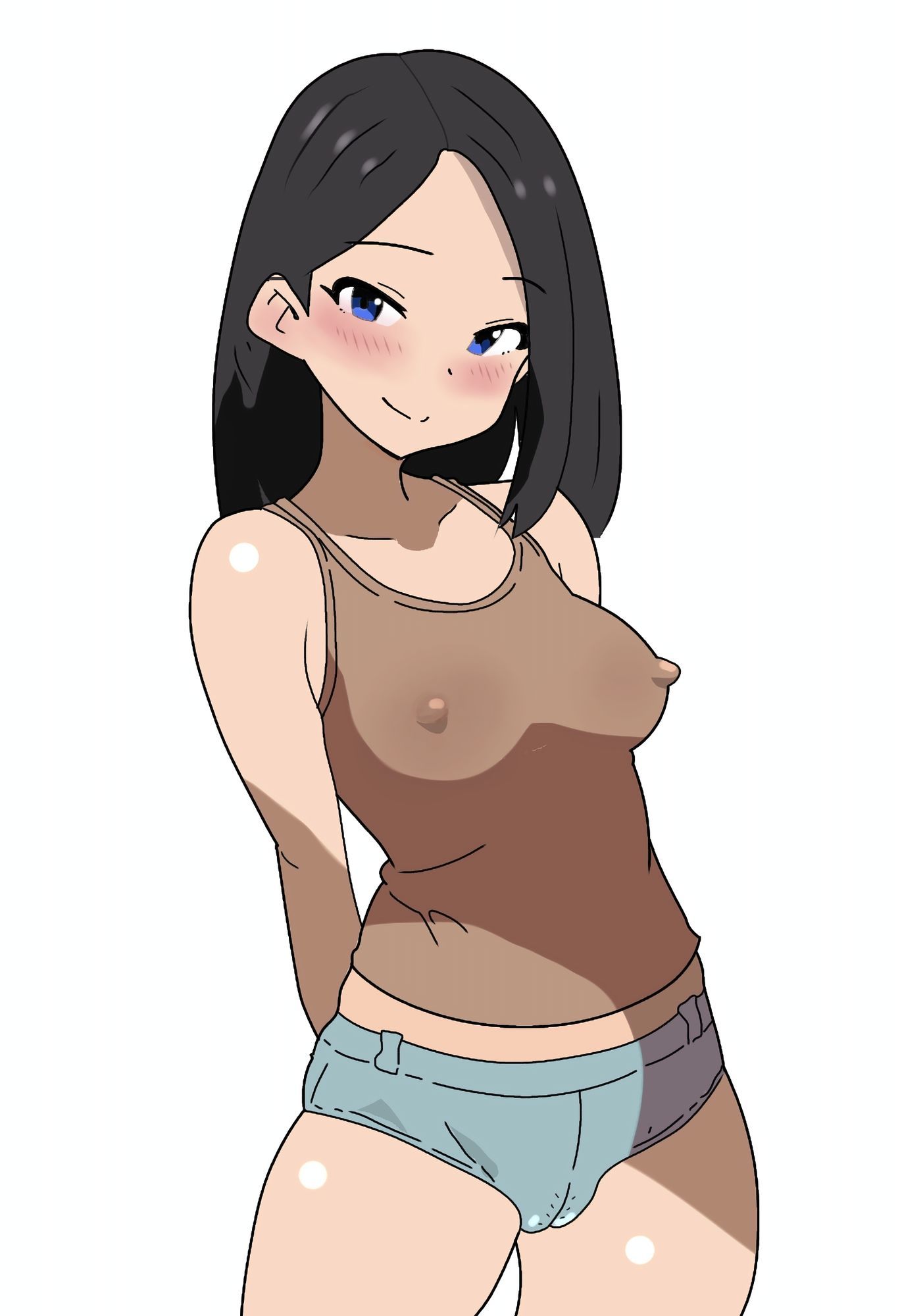 真夏になると平気で家の中で全裸になり、アイスを食べながらアニメを見ている妹の話。 - サンプル画像 6