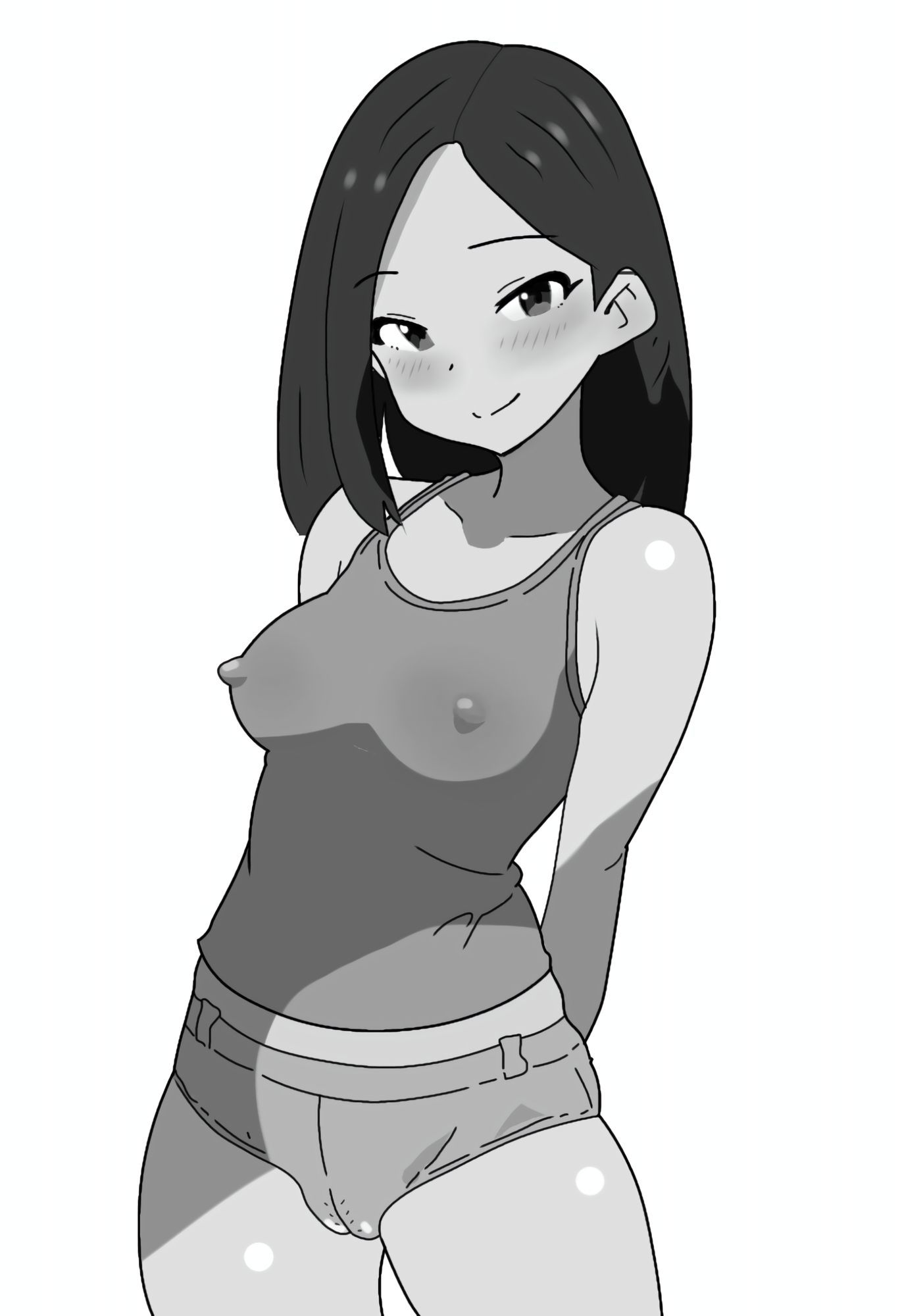 真夏になると平気で家の中で全裸になり、アイスを食べながらアニメを見ている妹の話。 - サンプル画像 7