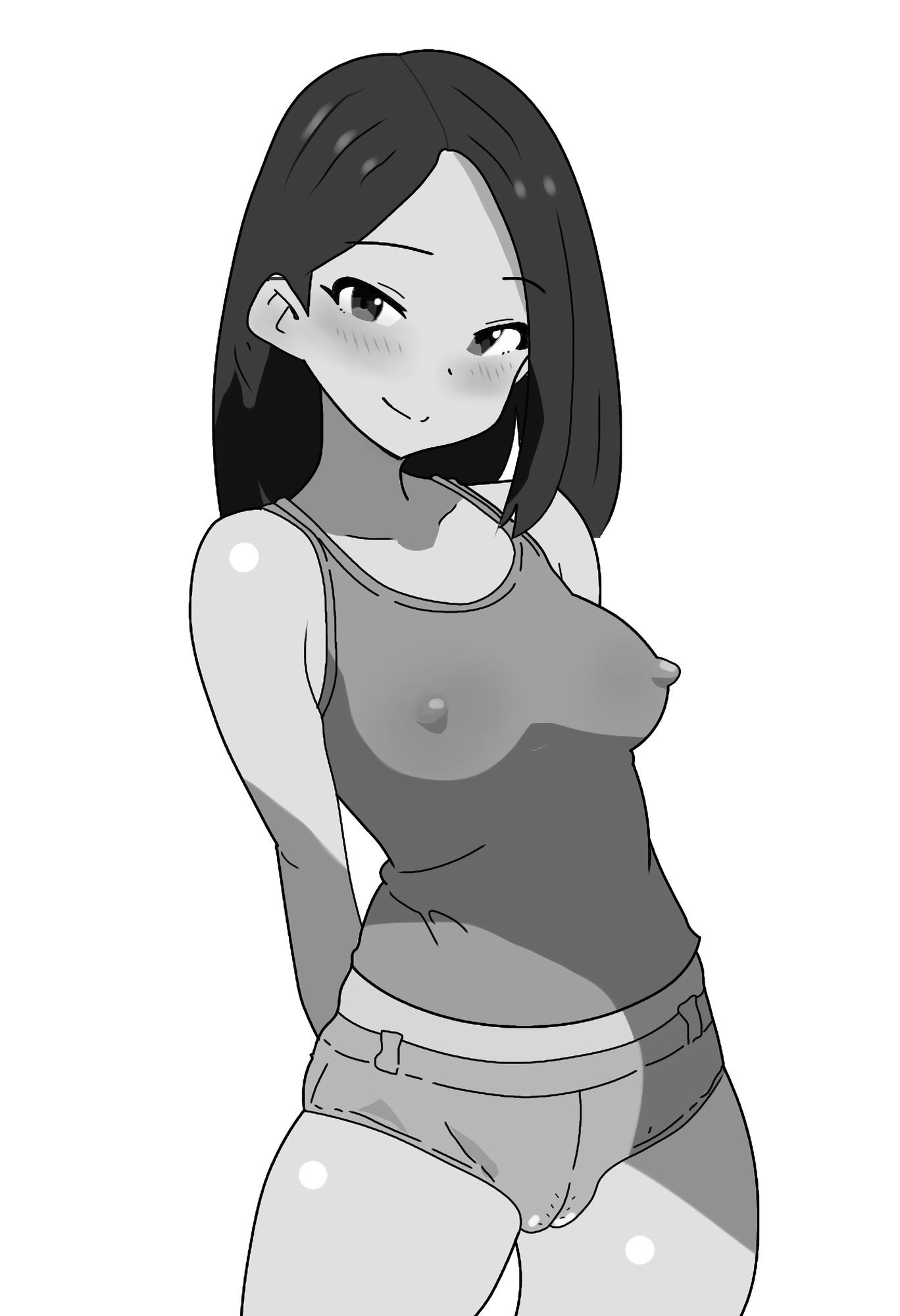 真夏になると平気で家の中で全裸になり、アイスを食べながらアニメを見ている妹の話。 - サンプル画像 8