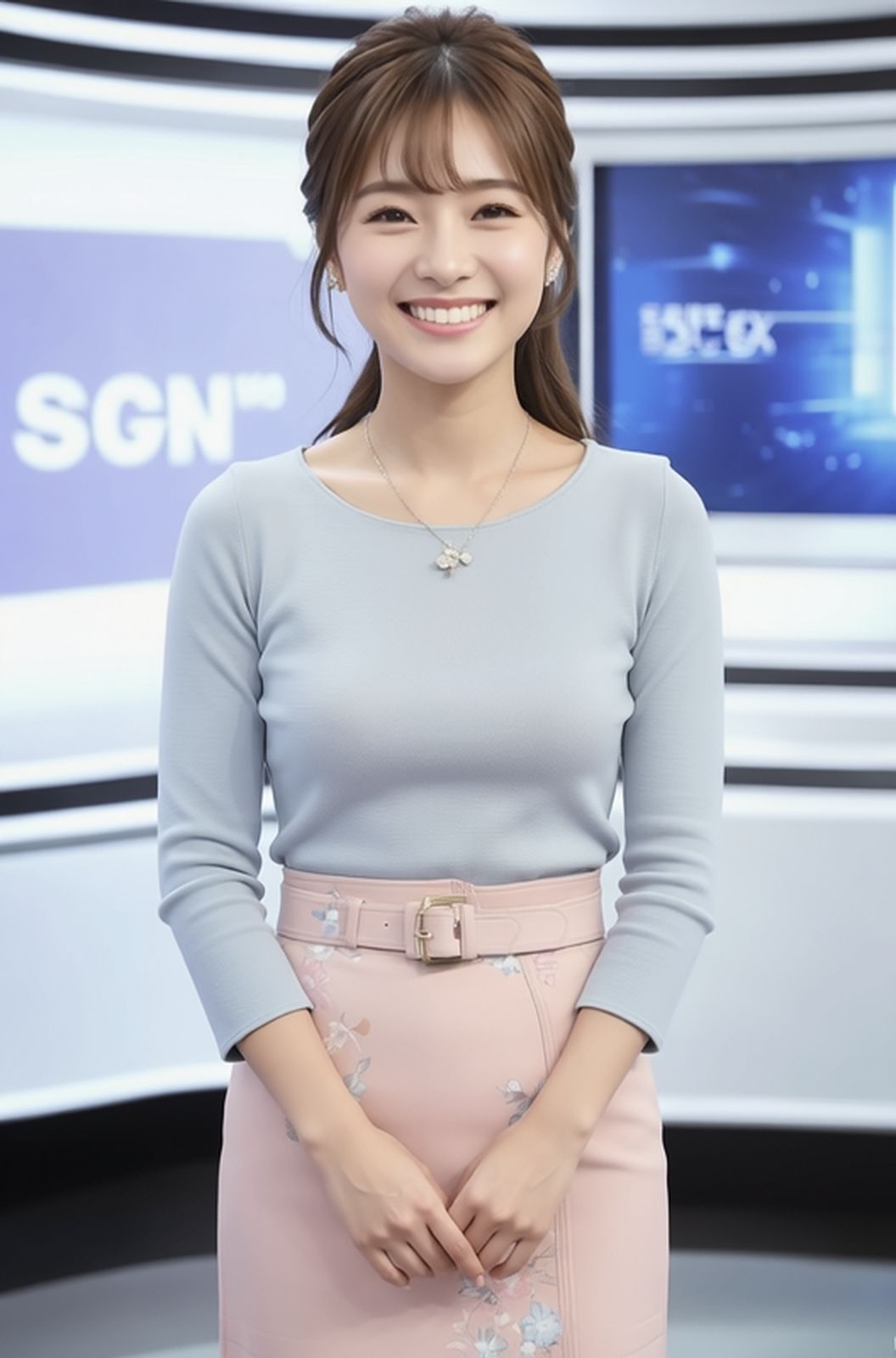 【動画】GGC vol.35 女子アナ編12  【パンチラ・フェラ・顔射】 - サンプル画像 5