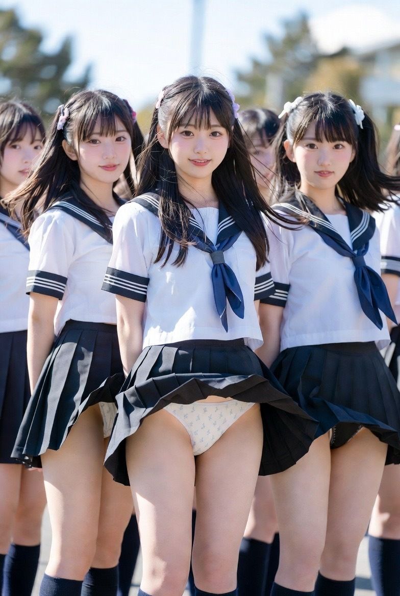 jk パンチラ - サンプル画像 1