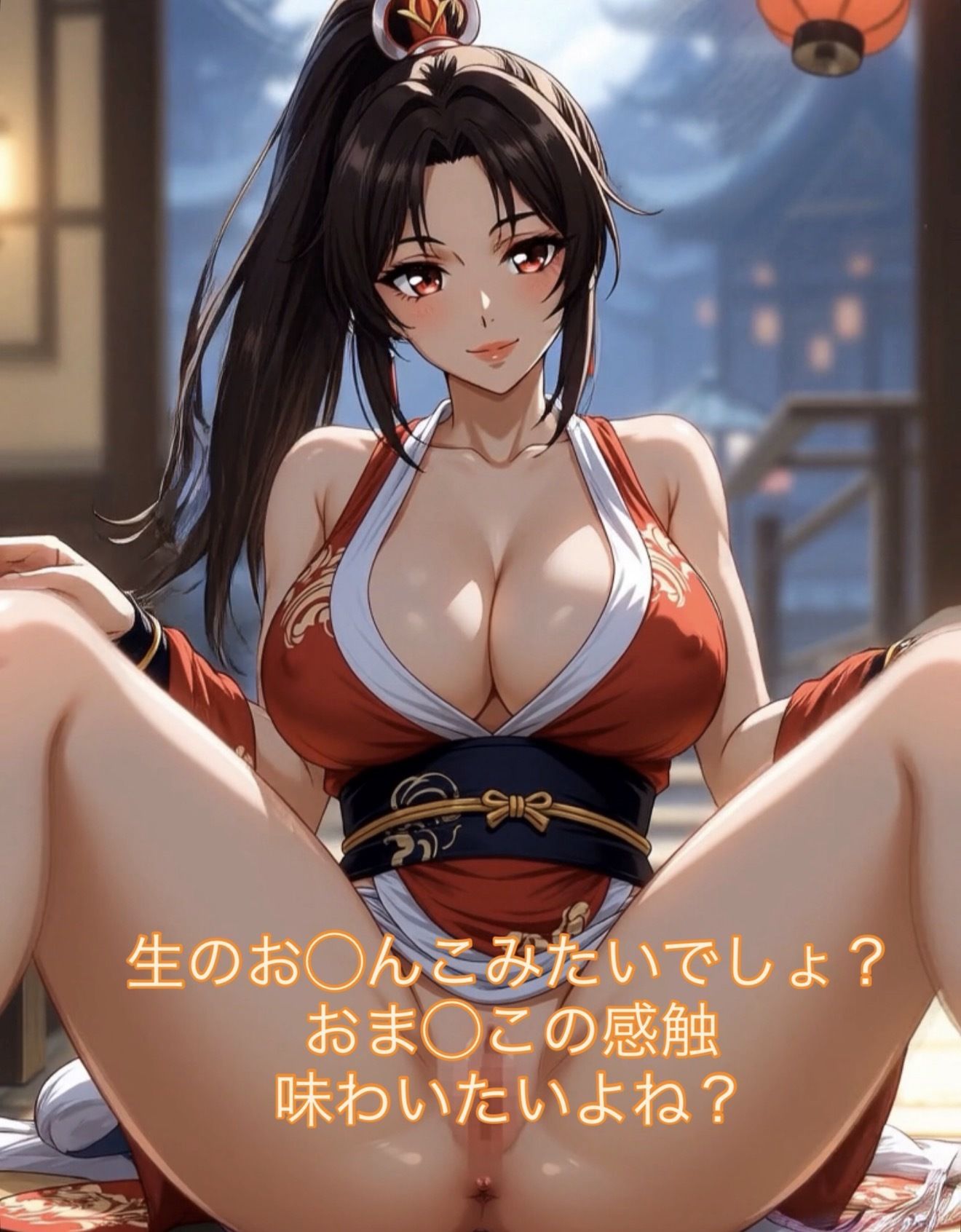 有名女忍者さんに「お◯んこ」ってたくさん言ってもらう短編動画 - サンプル画像 4