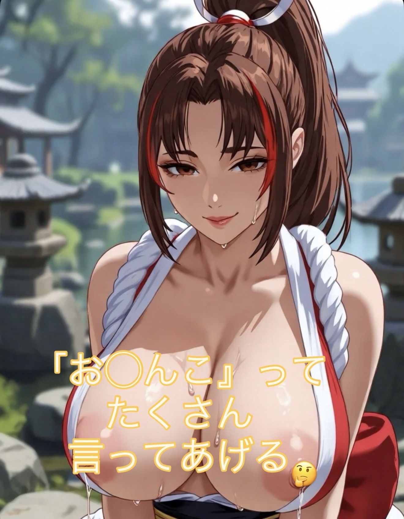 有名女忍者さんに「お◯んこ」ってたくさん言ってもらう短編動画 - サンプル画像 5