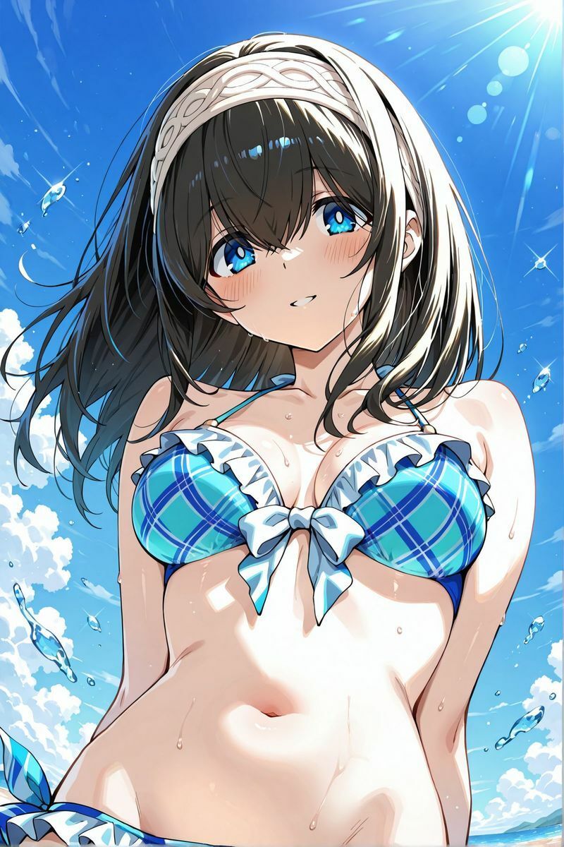 アイドル○スター 水着に着替えらた8 - サンプル画像 1