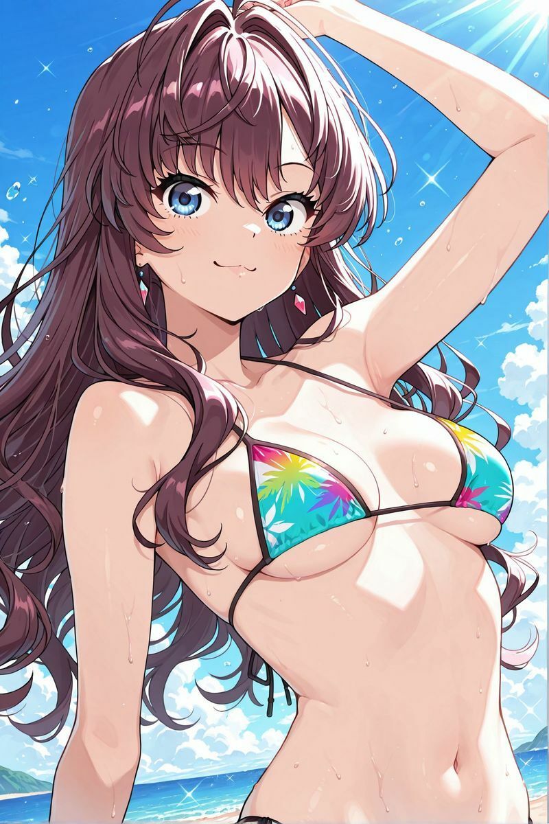 アイドル○スター 水着に着替えらた8 - サンプル画像 5