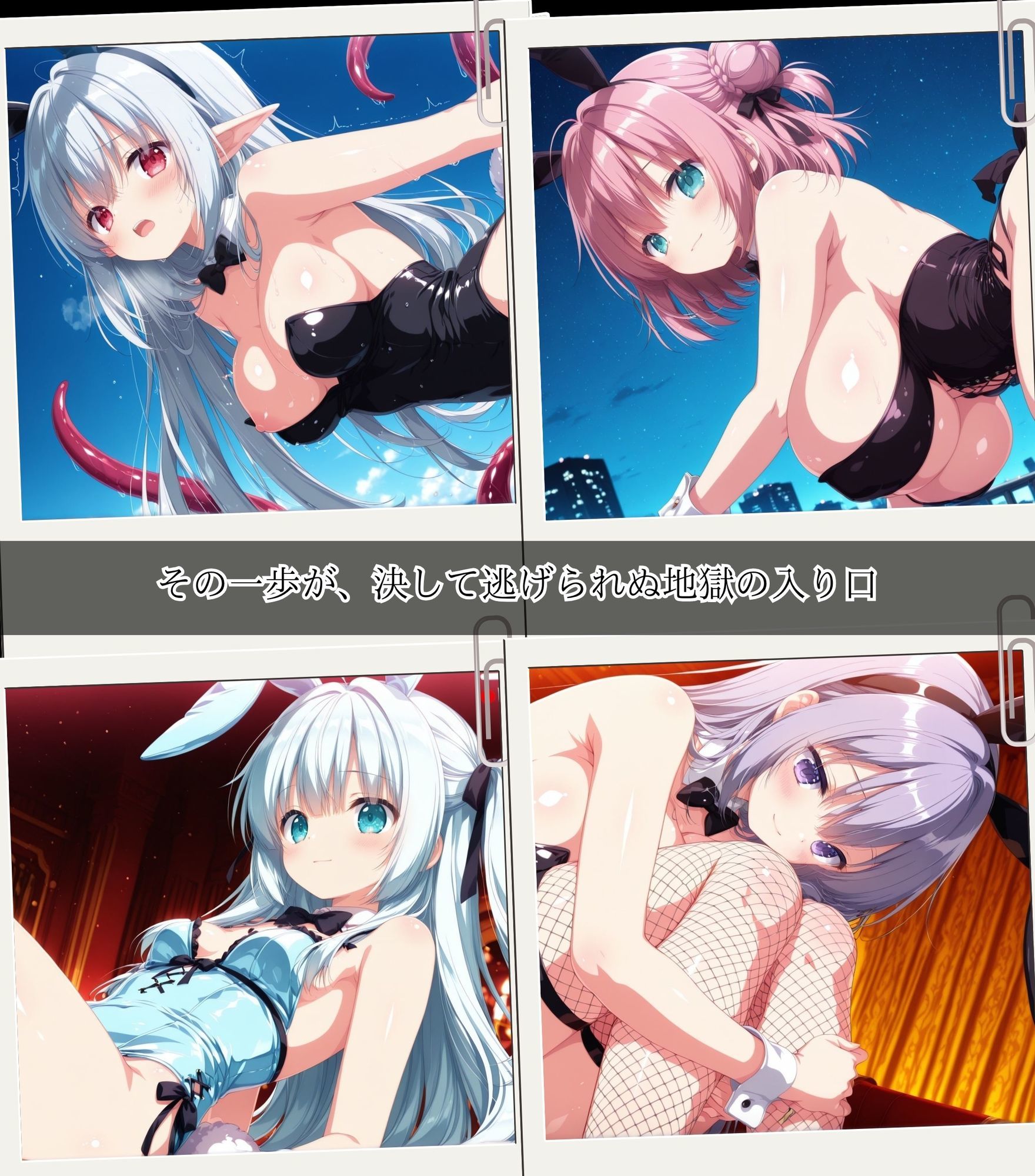 二度と戻れぬ快楽の穴 触手に堕ちた少女達 〜バニーガール編〜 Vol.1 - サンプル画像 1