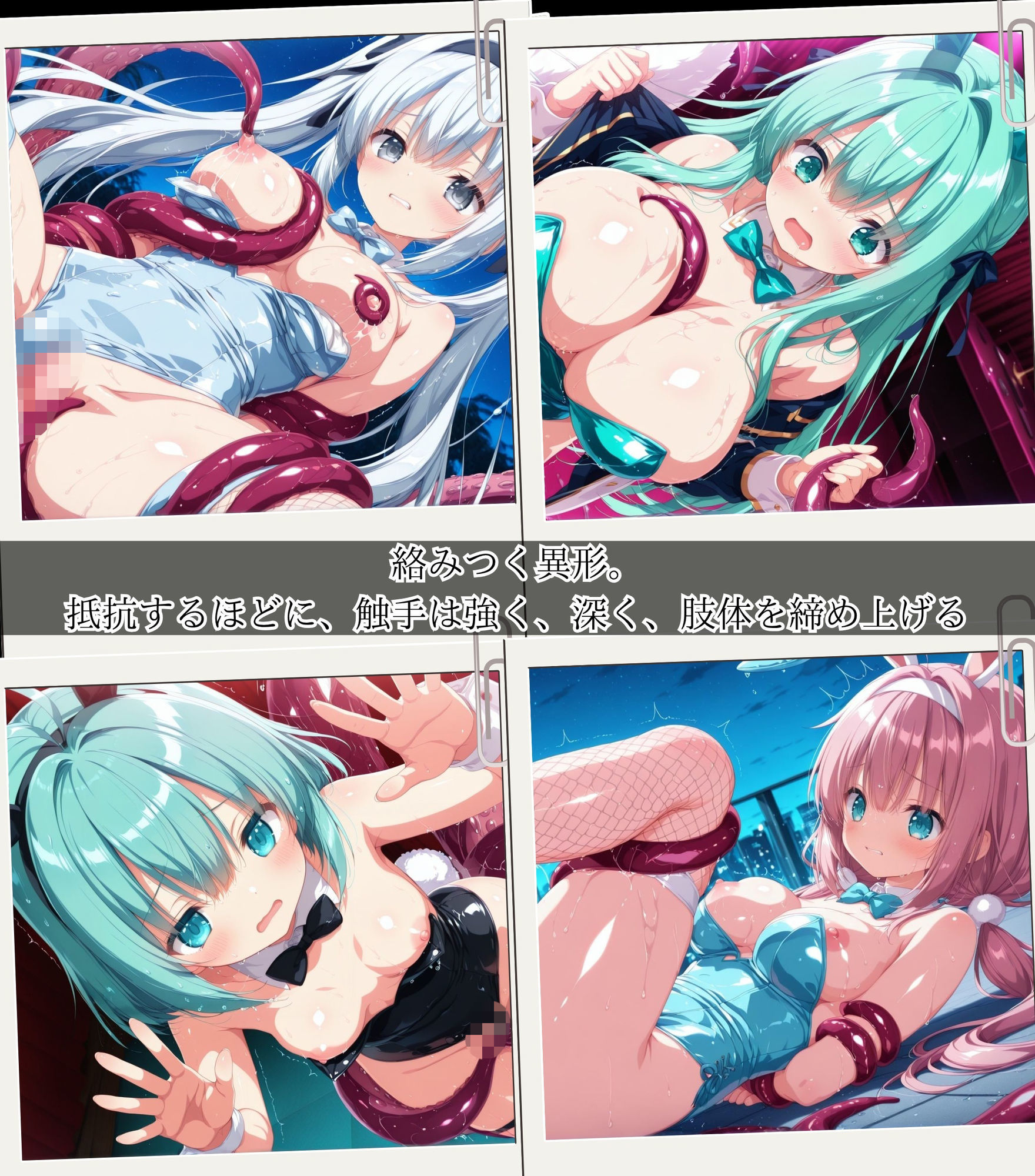 二度と戻れぬ快楽の穴 触手に堕ちた少女達 〜バニーガール編〜 Vol.1 - サンプル画像 2