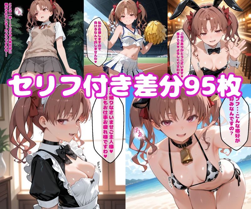 白井黒〇えっち【セリフ付き】 - サンプル画像 1