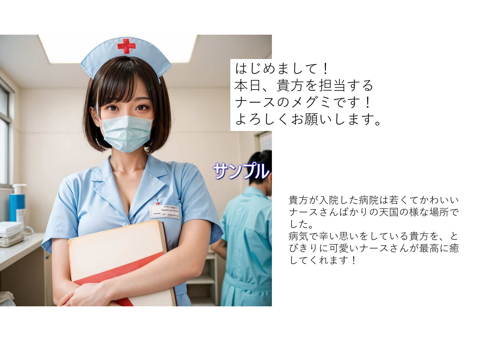 いやされたい貴方の為のAI彼女【ナース編】 - サンプル画像 6
