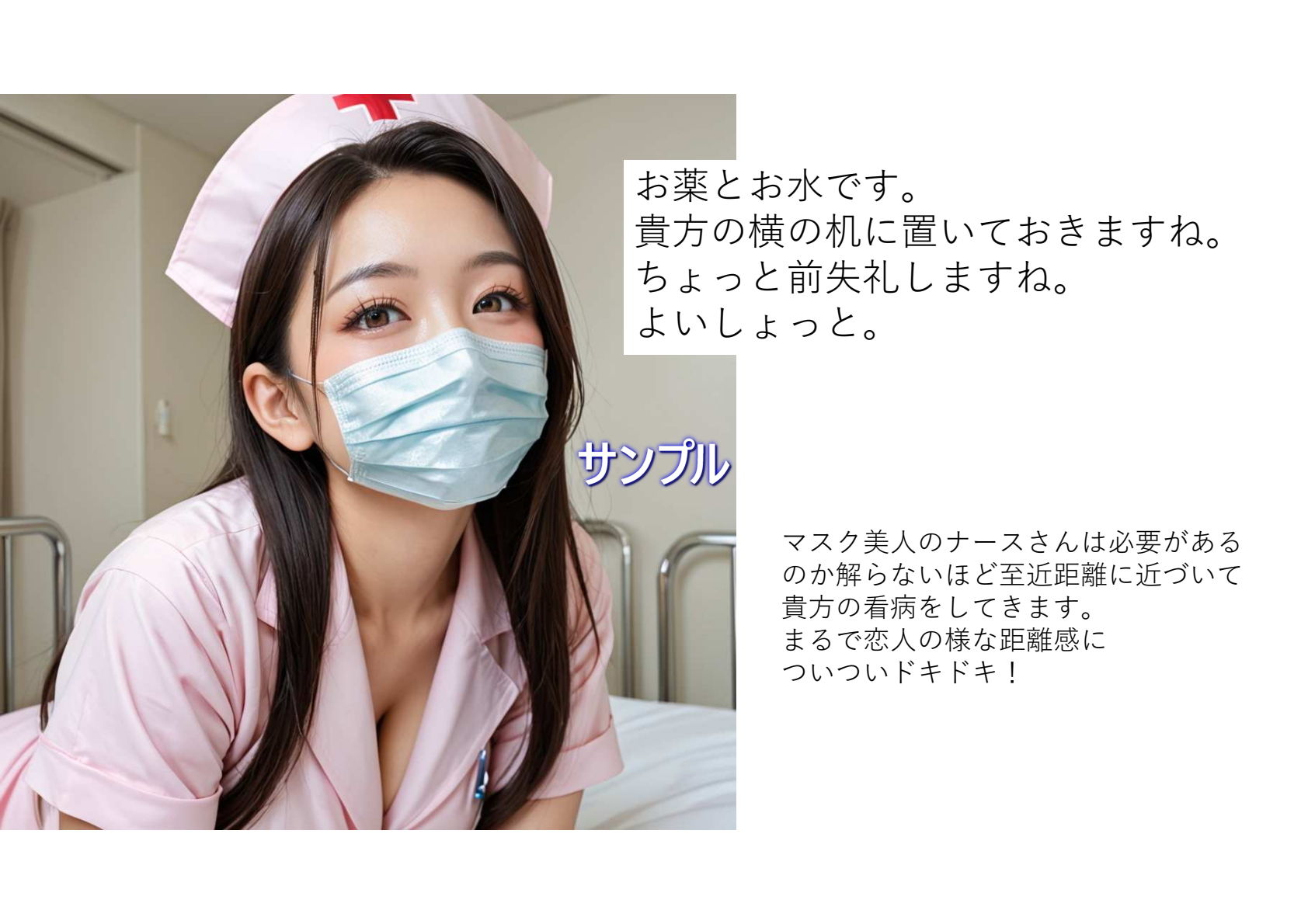 いやされたい貴方の為のAI彼女【ナース編】 - サンプル画像 7