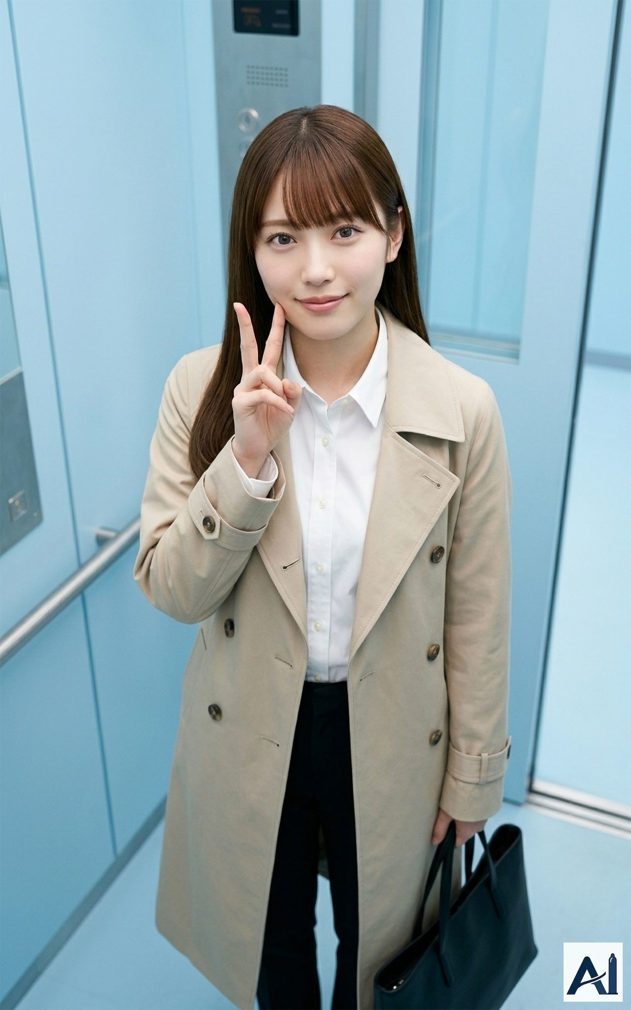 ［AI写真集］ AIC-Photo 背徳のV Premier 03:ひなみ（陽南）「月曜の研究」完全解禁版 - サンプル画像 1