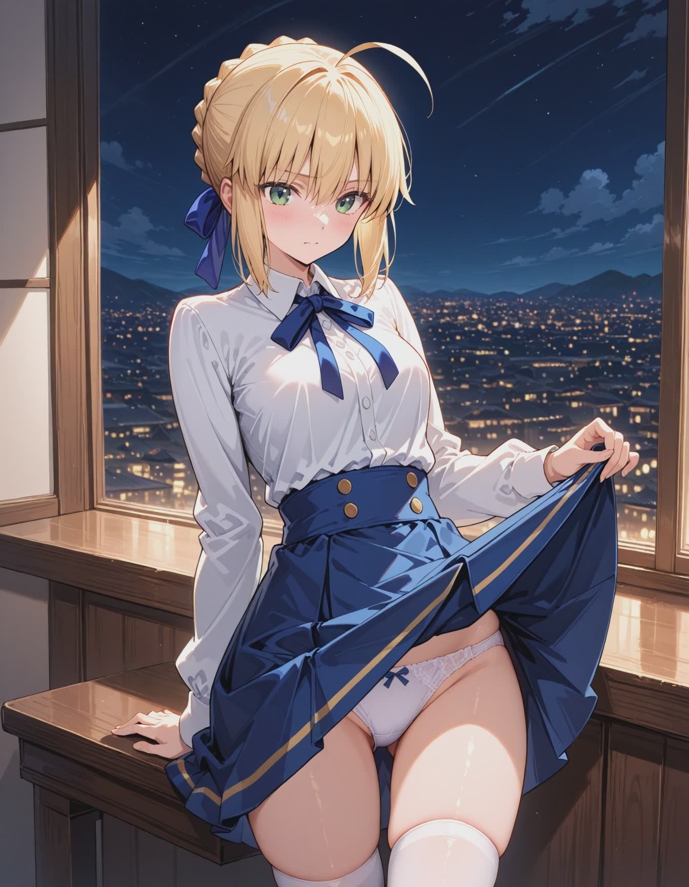 セイバーと、いっぱいエッチなじかん - サンプル画像 2