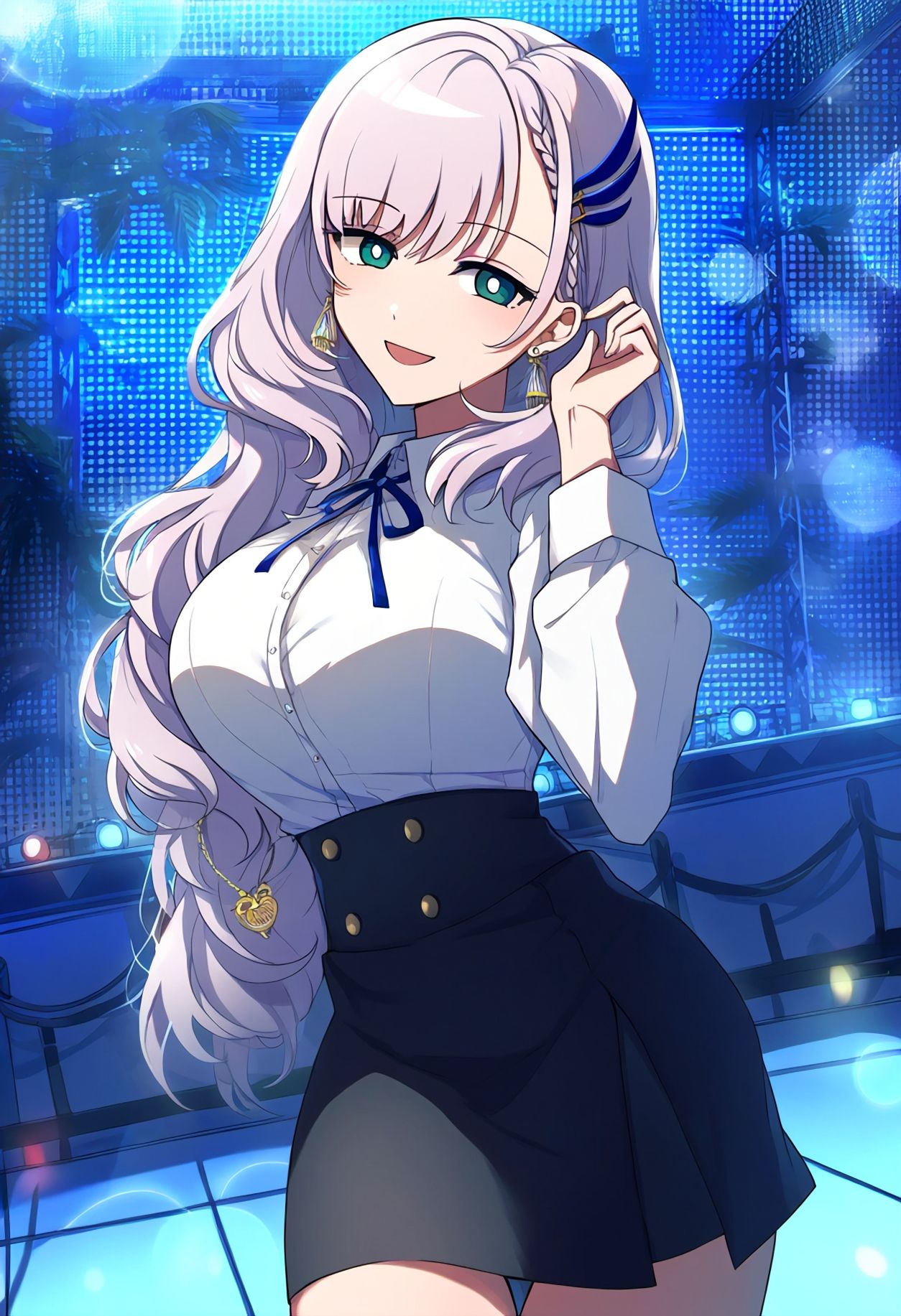 【買い切り版】バーチャル衣装故障で羞恥レイネ（English translation included） - サンプル画像 1