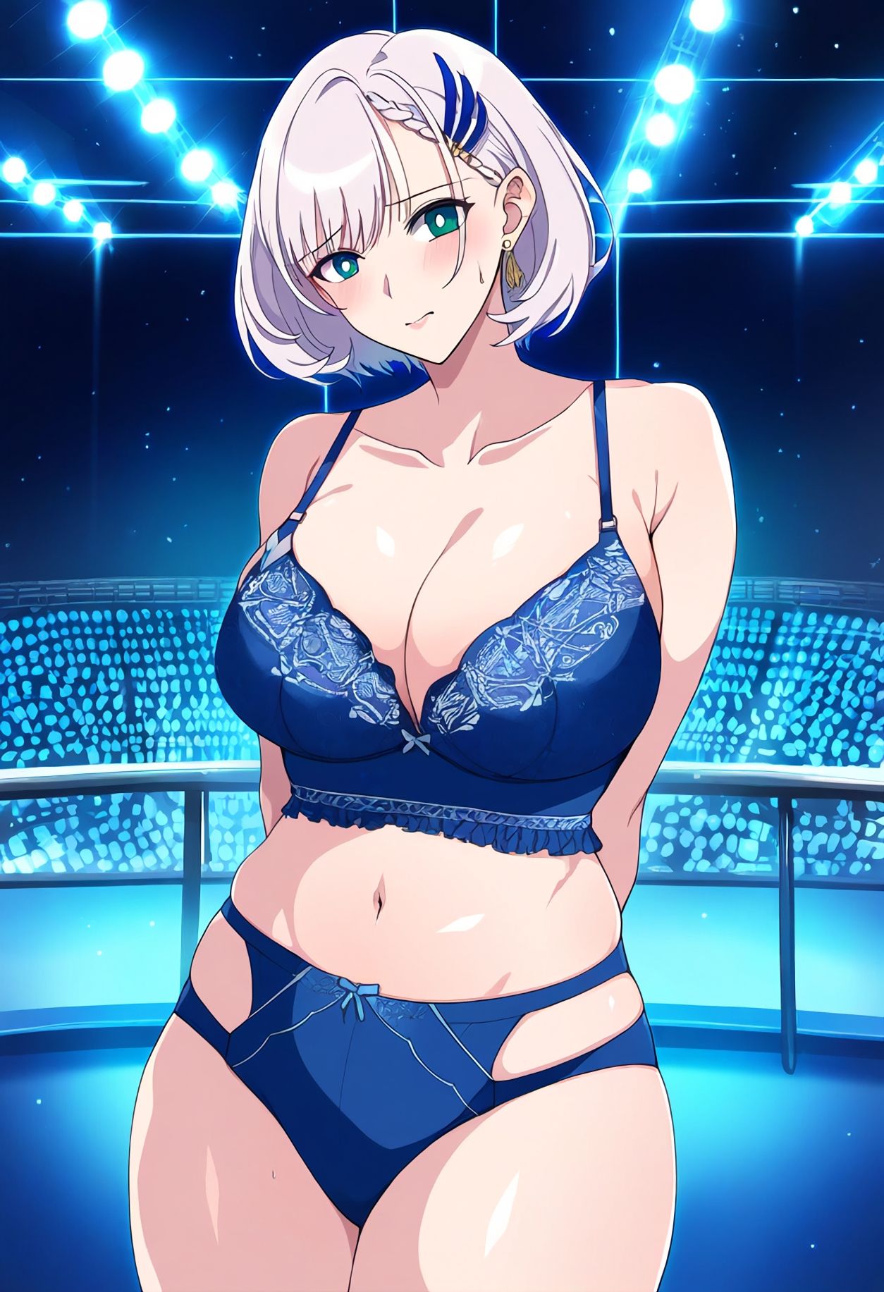 【買い切り版】バーチャル衣装故障で羞恥レイネ（English translation included） - サンプル画像 6