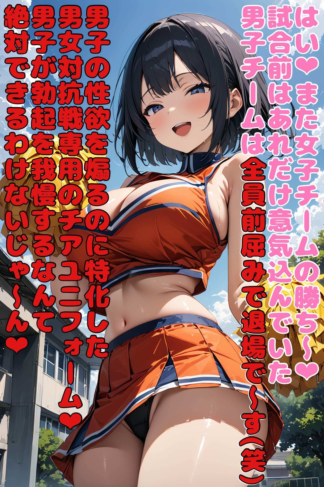 チアガールちゃんの色仕掛けまとめ - サンプル画像 3