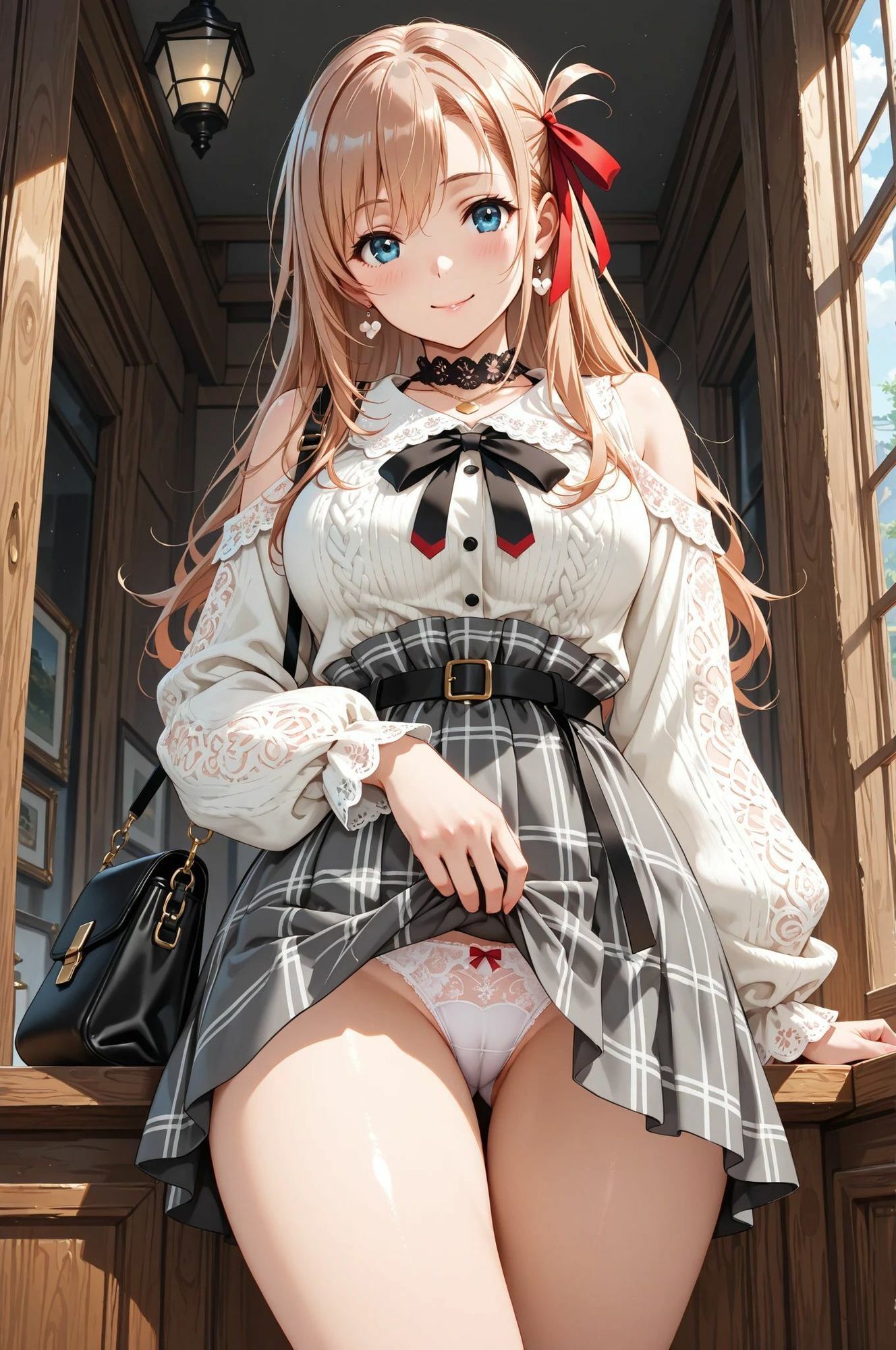 PANTY FETISH 見せたがり彼女のパンモロ・コレクション - サンプル画像 4