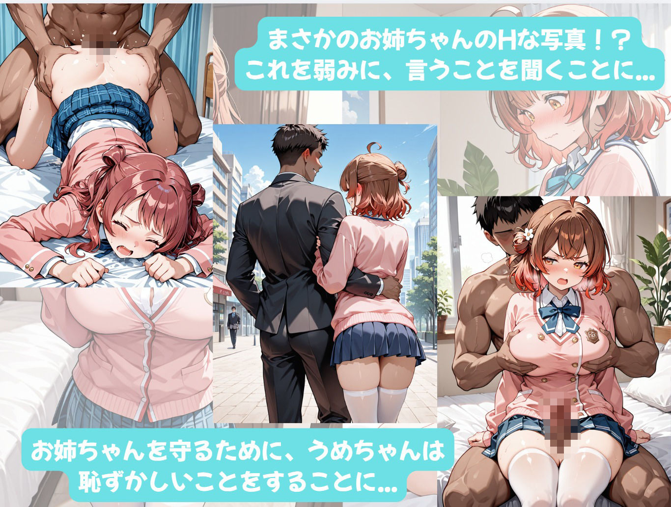 うめちゃんとイチャラブえっち！Plus！ 純粋であまえんぼな妹のセクシービッチなお姉さん化調教 - サンプル画像 2