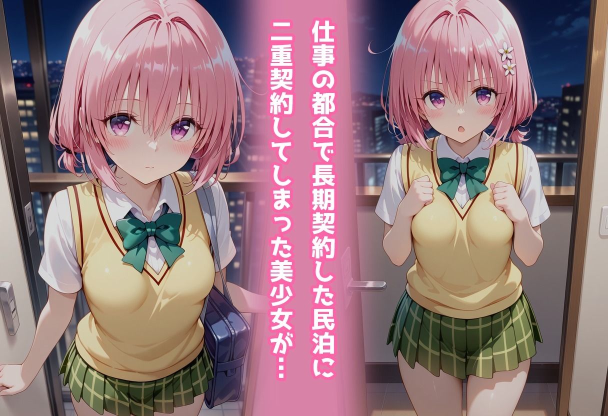 民泊トラブル！？…美少女と突然の強●ルームシェア性活 〜モモ編〜 - サンプル画像 1