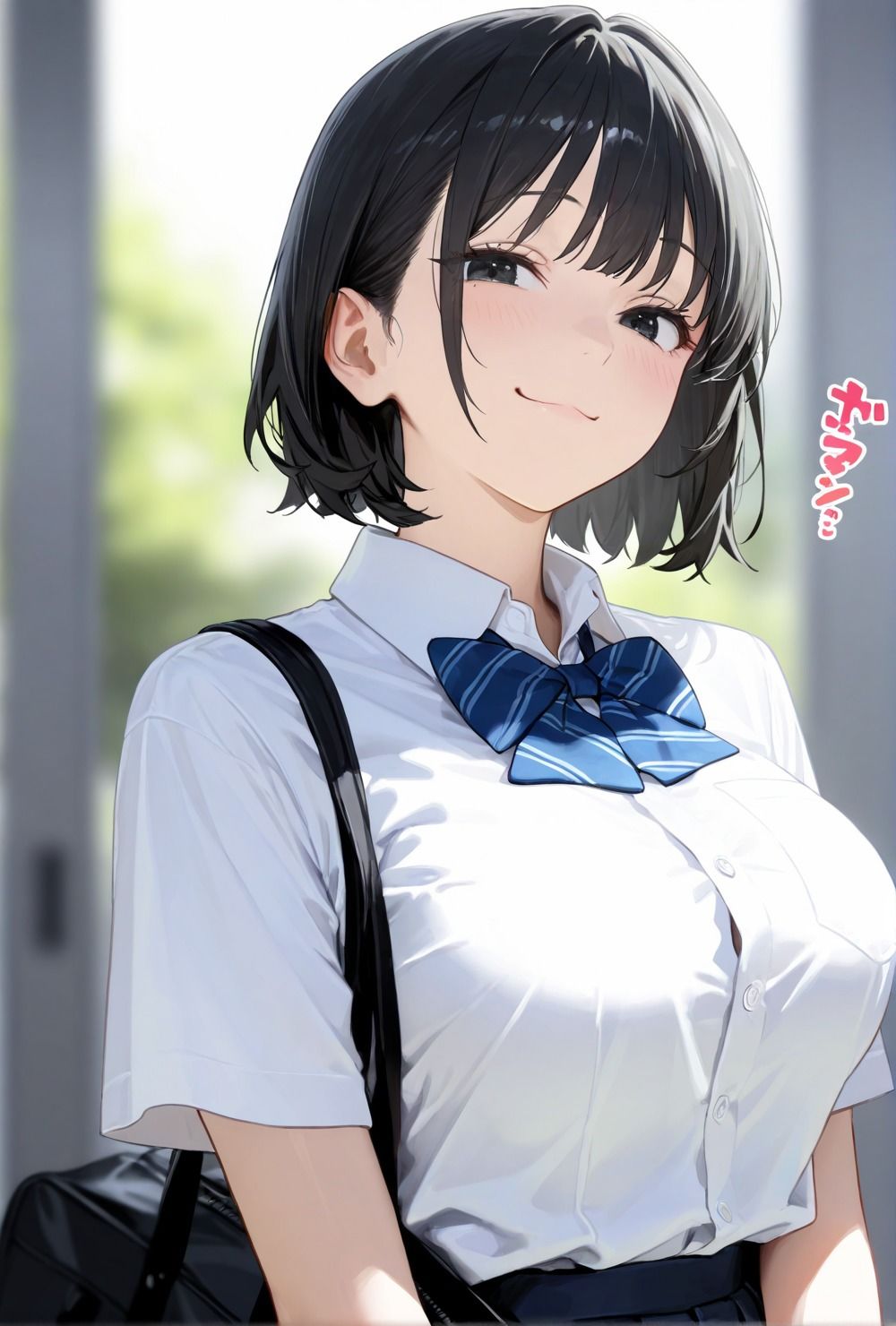 超乳女子校生が絶倫チ〇ポで初生絶頂しちゃう - サンプル画像 1