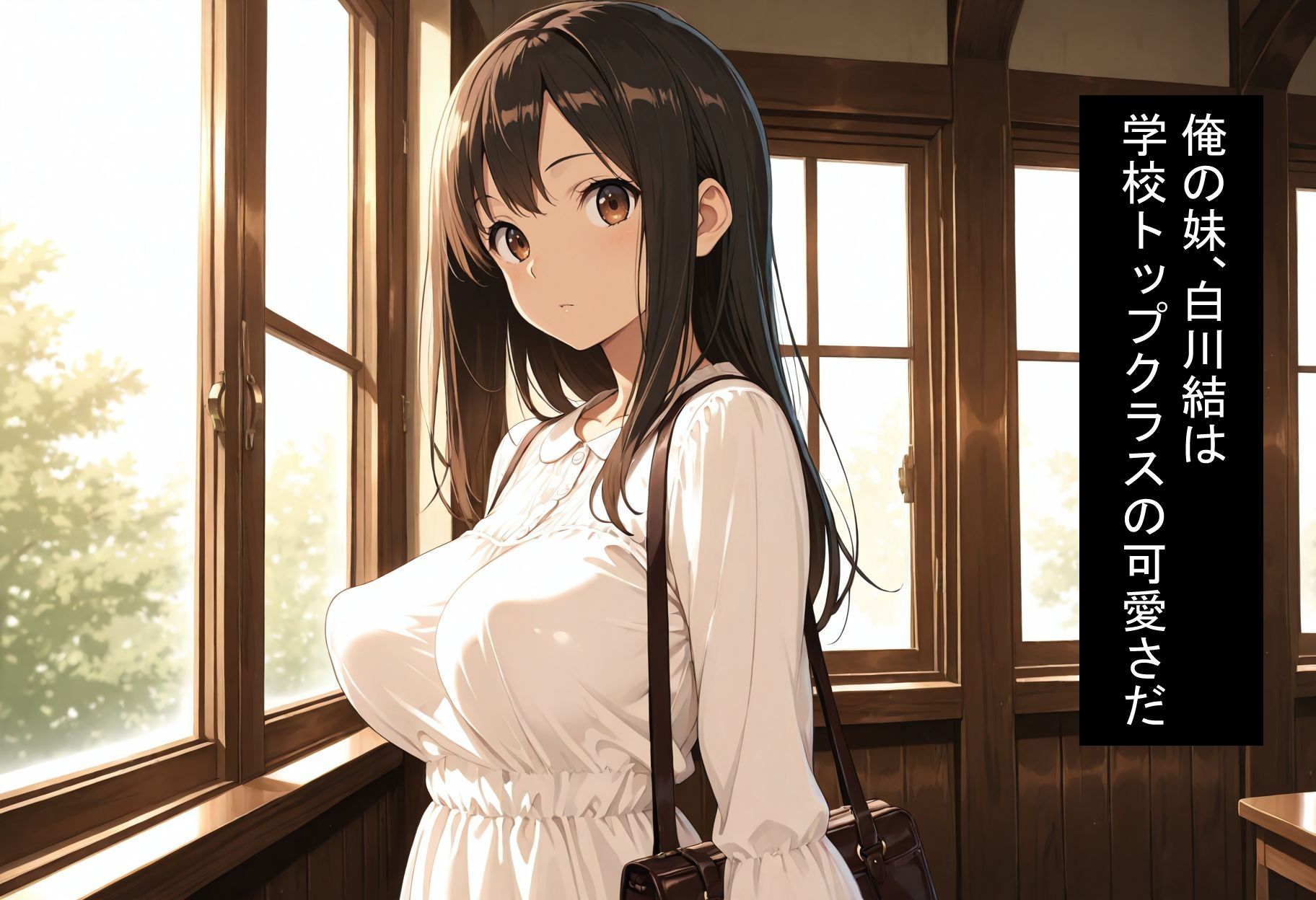 【セリフ有】ビッチな妹がデカチンポで兄イキしまくった話 - サンプル画像 1