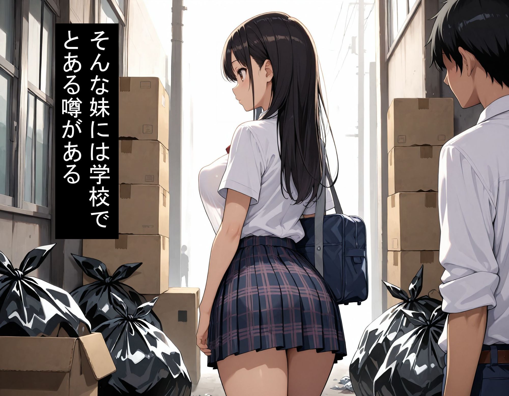 【セリフ有】ビッチな妹がデカチンポで兄イキしまくった話 - サンプル画像 2