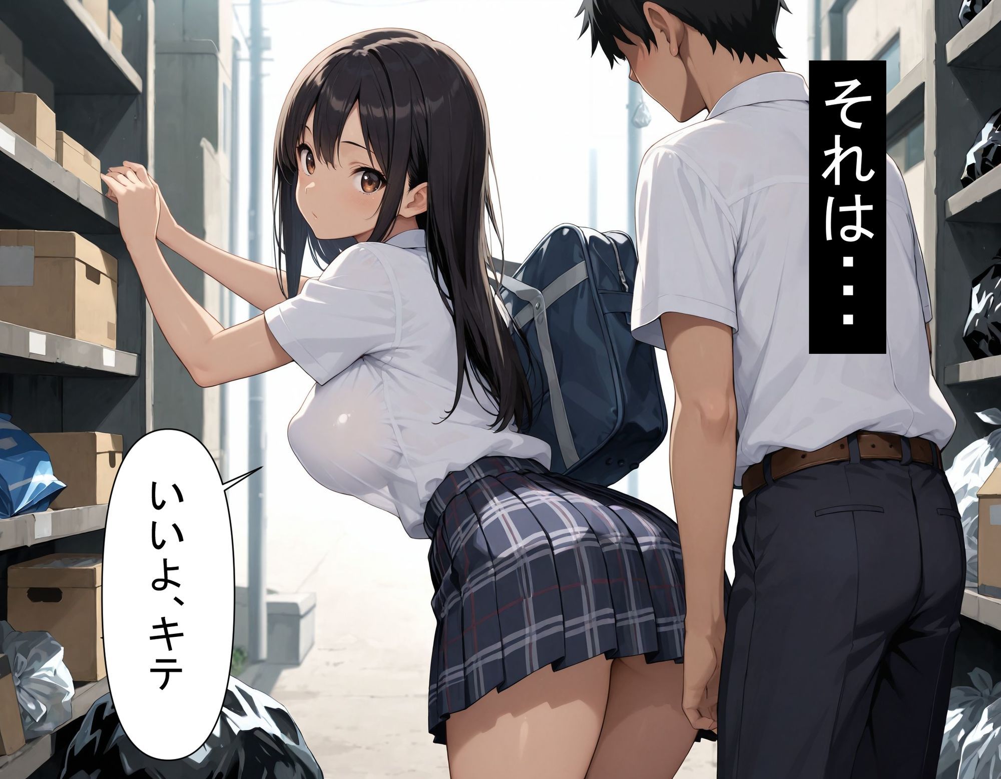 【セリフ有】ビッチな妹がデカチンポで兄イキしまくった話 - サンプル画像 3