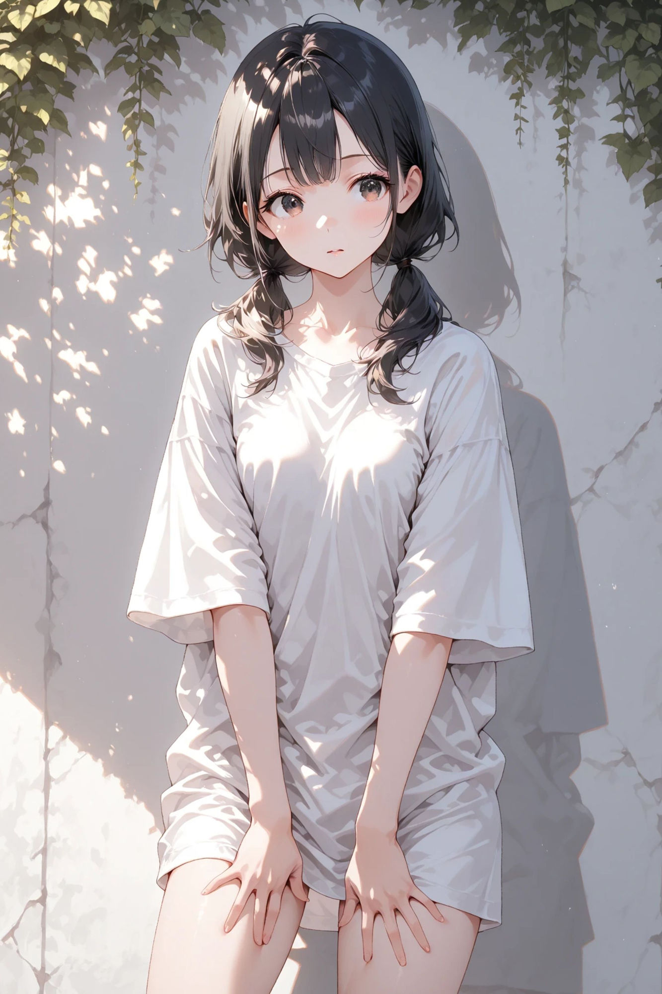 陽菜 - 白い壁 - 【ヌード集】 - サンプル画像 1